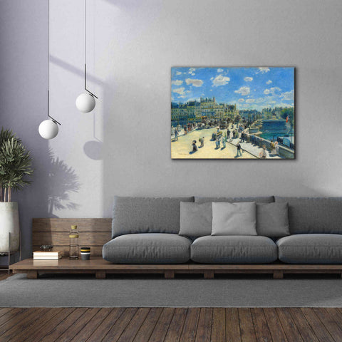 Image of 'Pont Neuf' by Pierre-Auguste Renoir,  Canvas Wall Art,54 x 40
