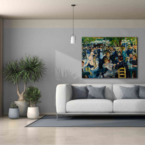 Image of 'Dance at Le moulin de la Galette' by Pierre-Auguste Renoir,  Canvas Wall Art,54 x 40