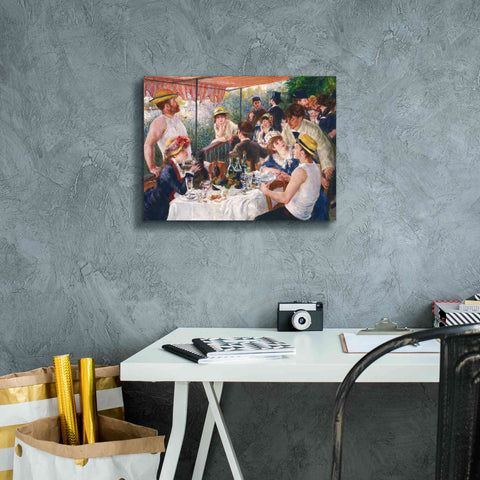Image of 'Luncheon of the Boating Party' by Pierre-Auguste Renoir,  Canvas Wall Art,16 x 12