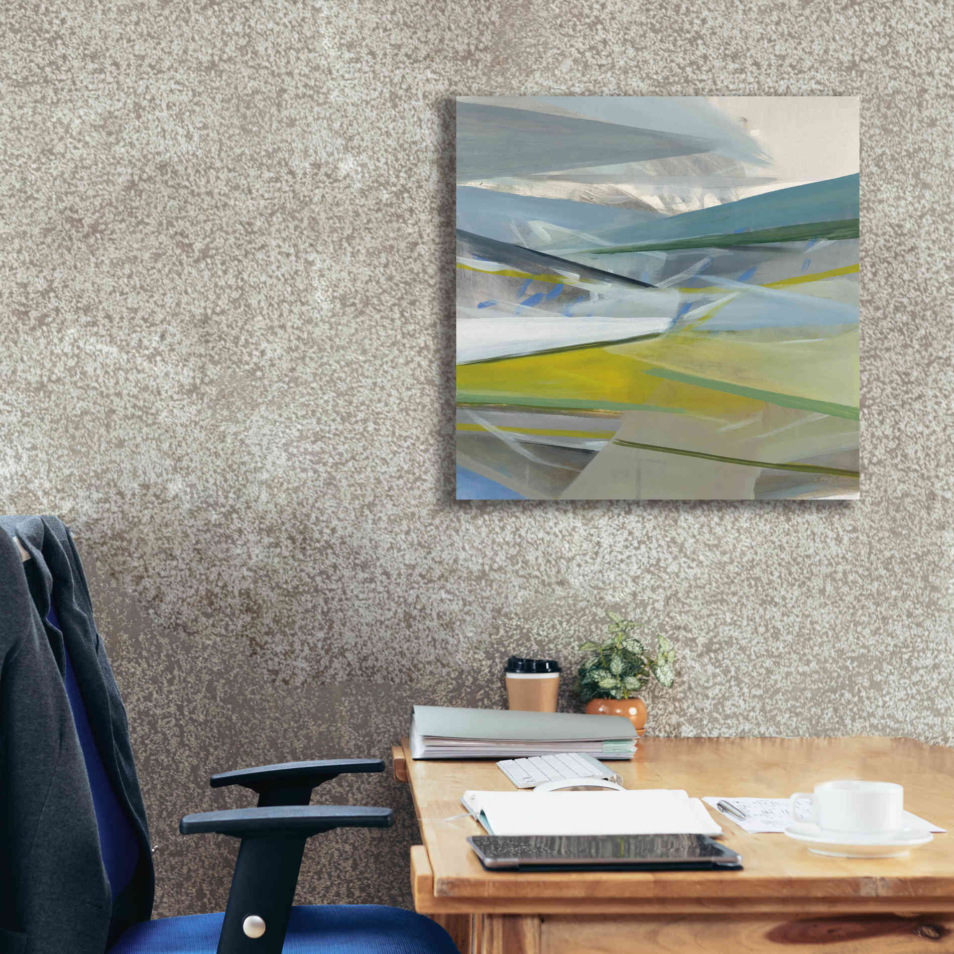 'Reaching Out' by Jo Maye, Canvas Wall Art,26 x 26
