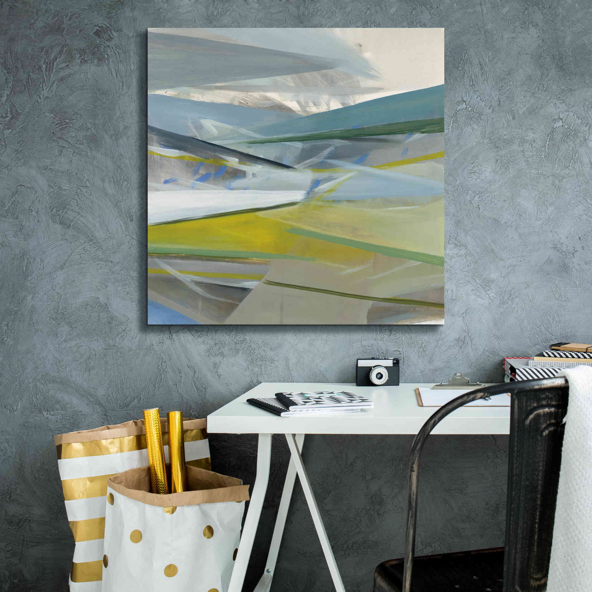 'Reaching Out' by Jo Maye, Canvas Wall Art,26 x 26