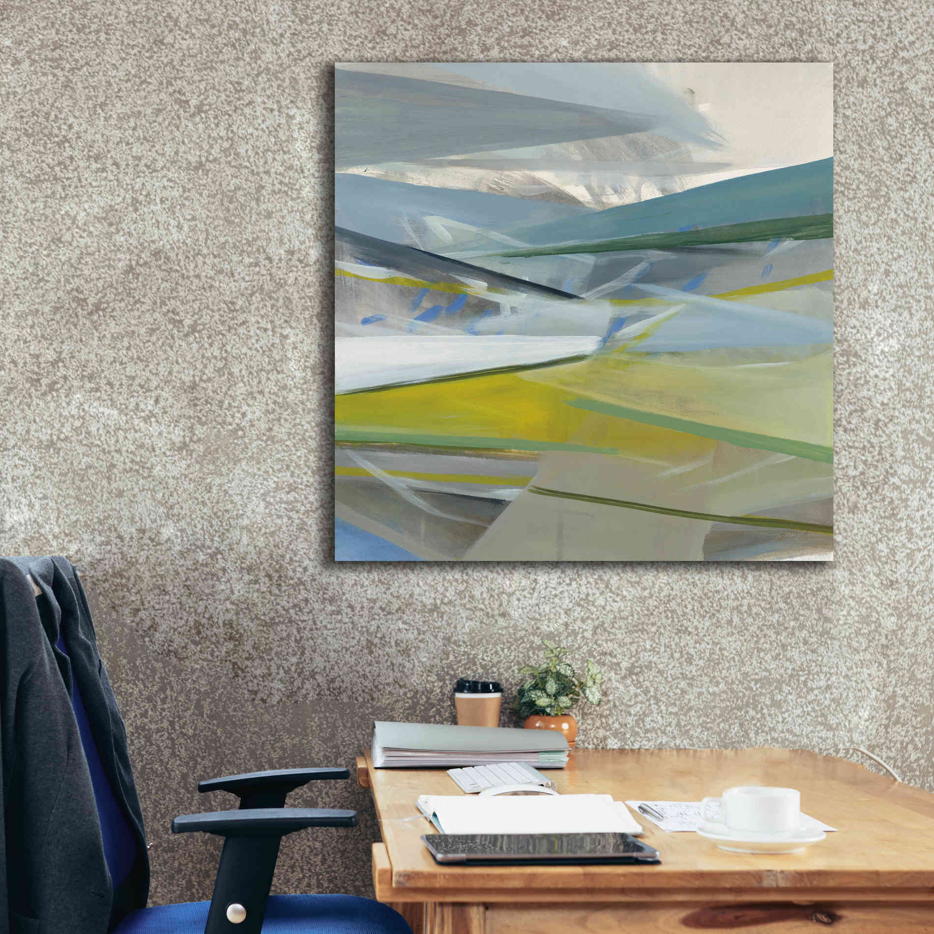 'Reaching Out' by Jo Maye, Canvas Wall Art,37 x 37