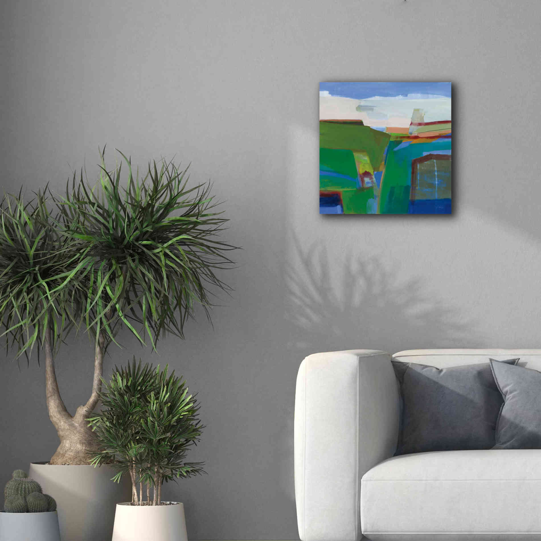 'Clear Day' by Jo Maye, Canvas Wall Art,18 x 18