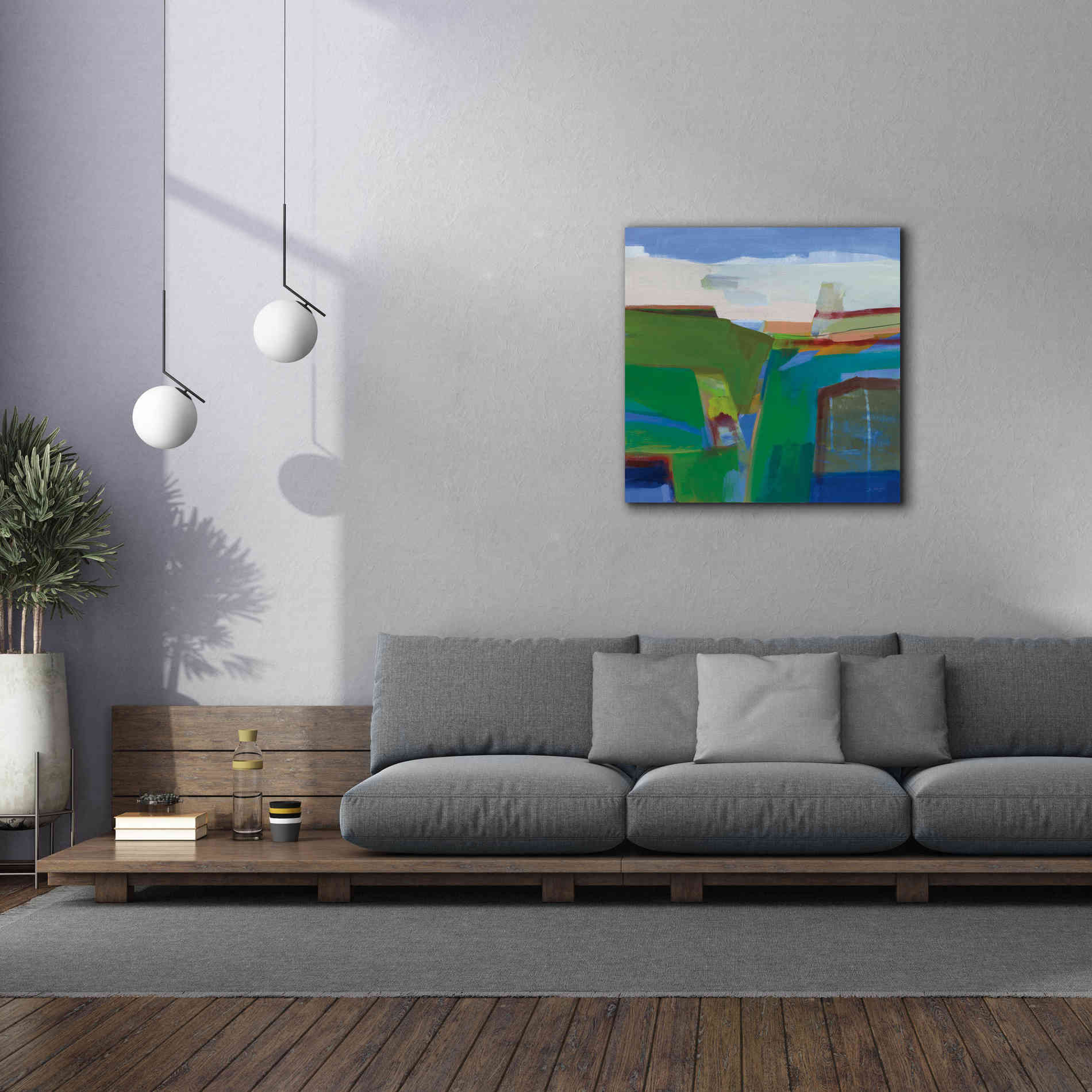 'Clear Day' by Jo Maye, Canvas Wall Art,37 x 37