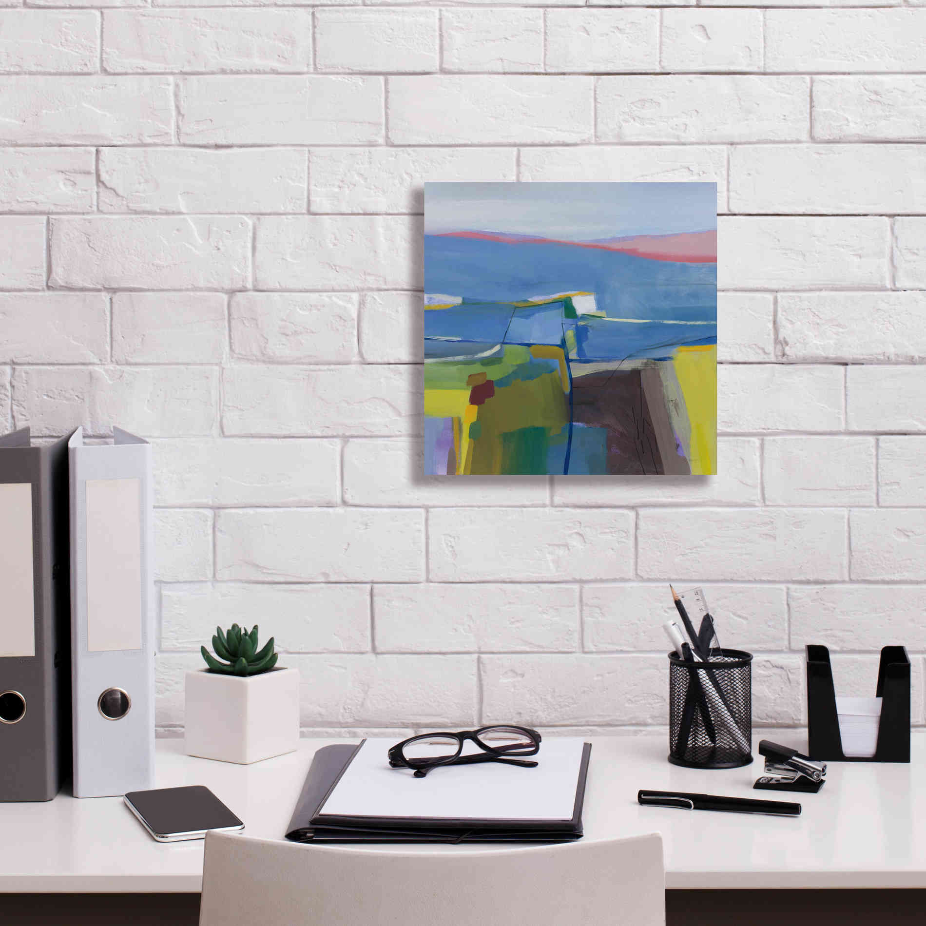 'Hill Side' by Jo Maye, Canvas Wall Art,12 x 12