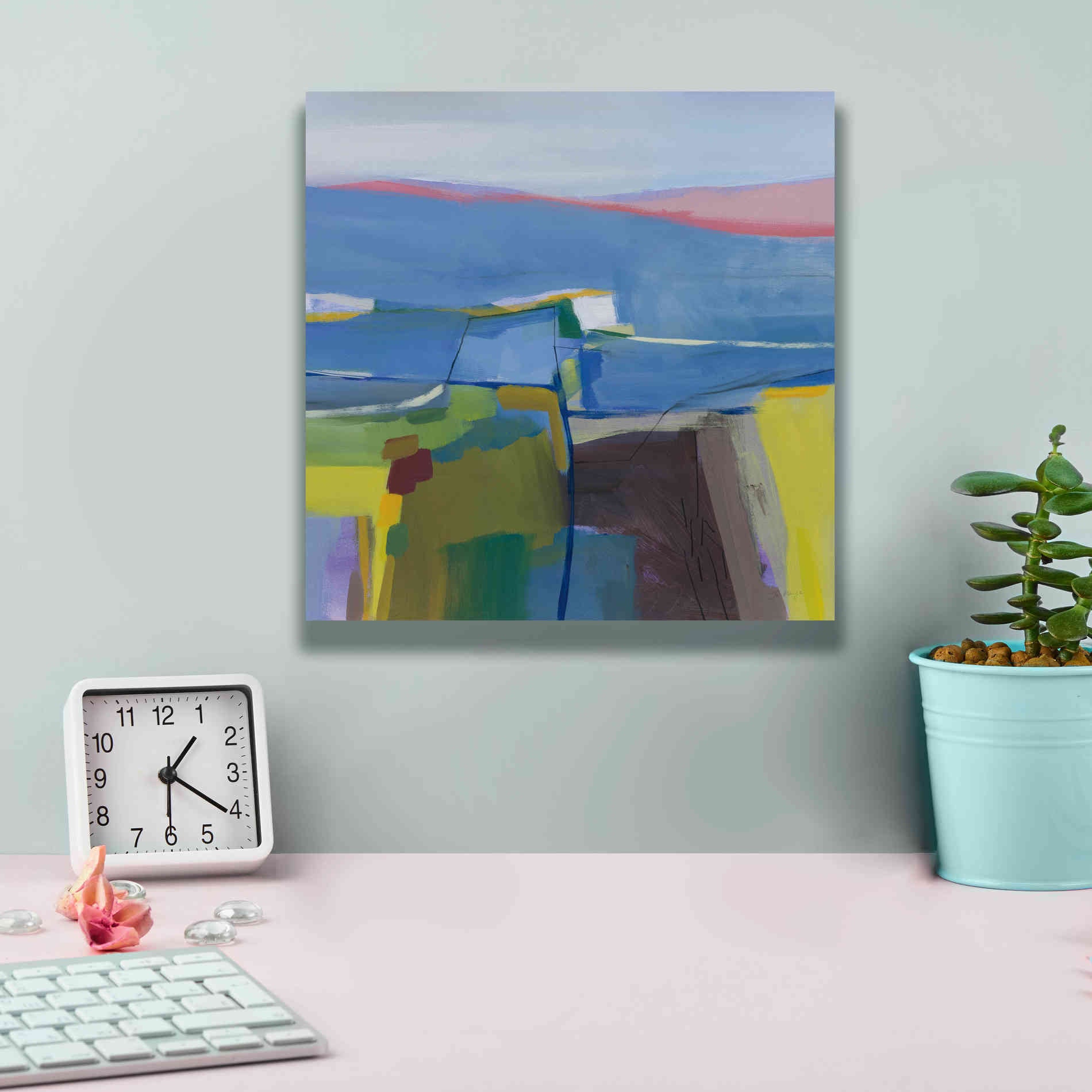 'Hill Side' by Jo Maye, Canvas Wall Art,12 x 12