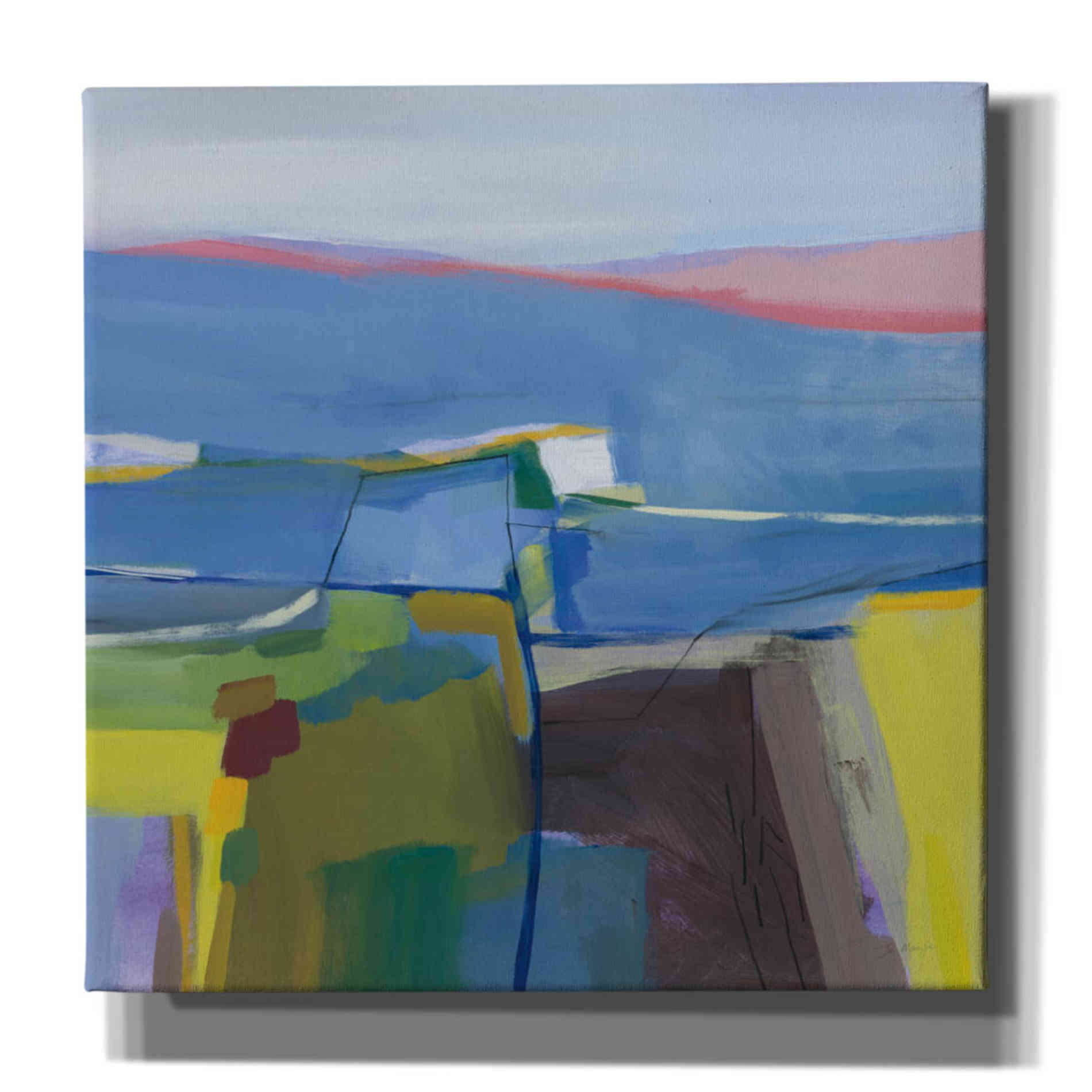 'Hill Side' by Jo Maye, Canvas Wall Art