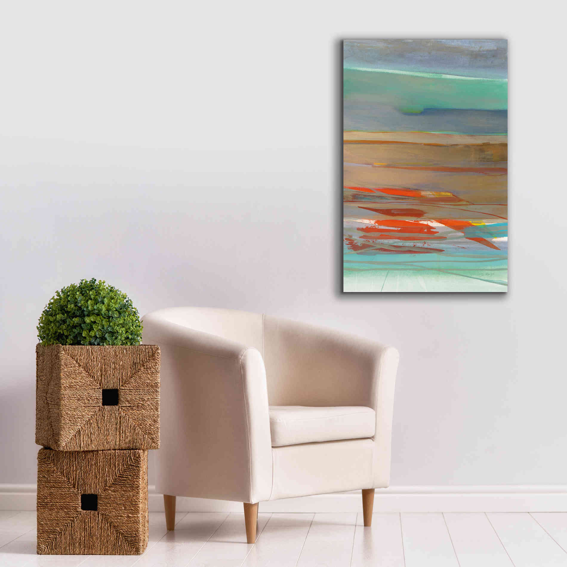 'Layers' by Jo Maye, Canvas Wall Art,26 x 40