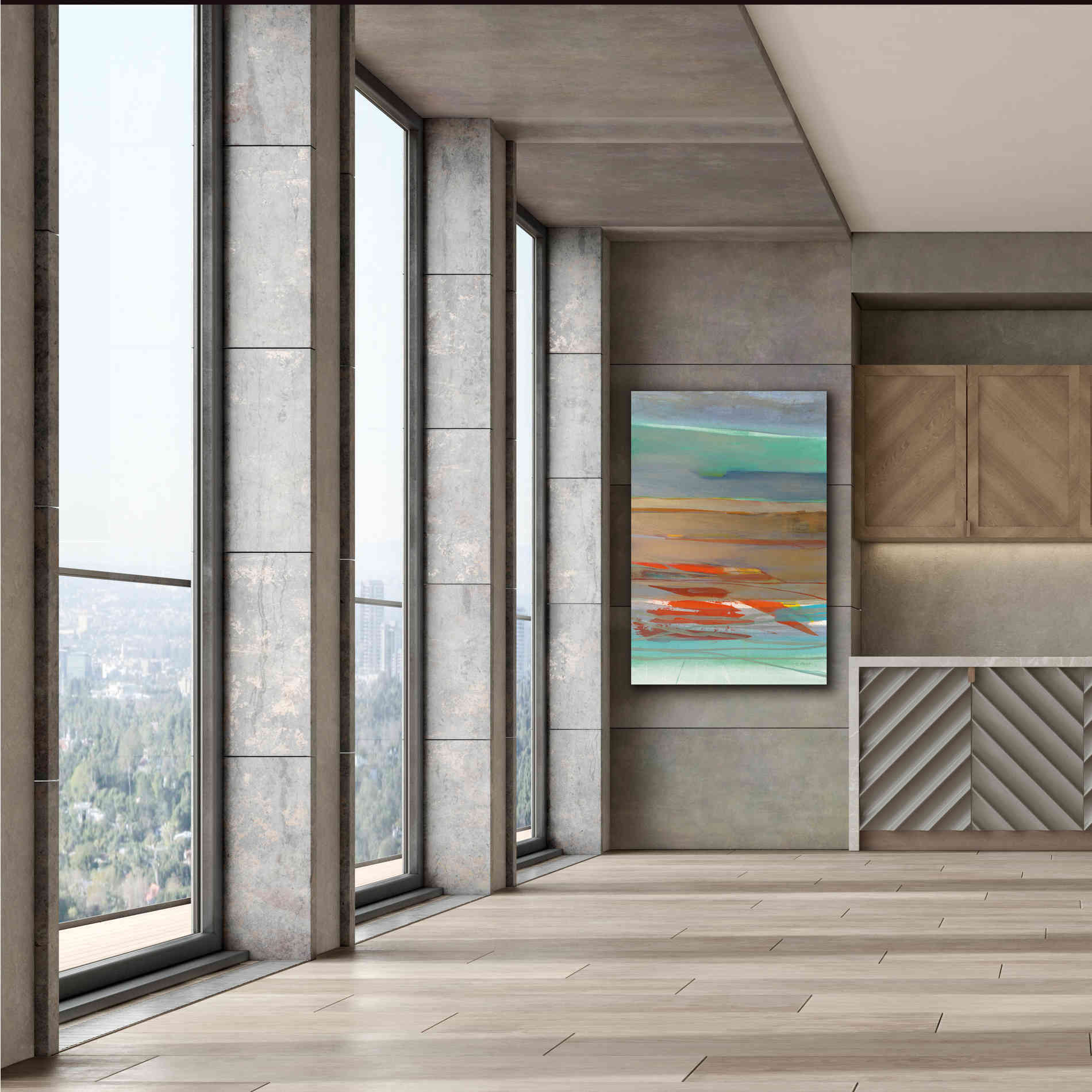 'Layers' by Jo Maye, Canvas Wall Art,40 x 60