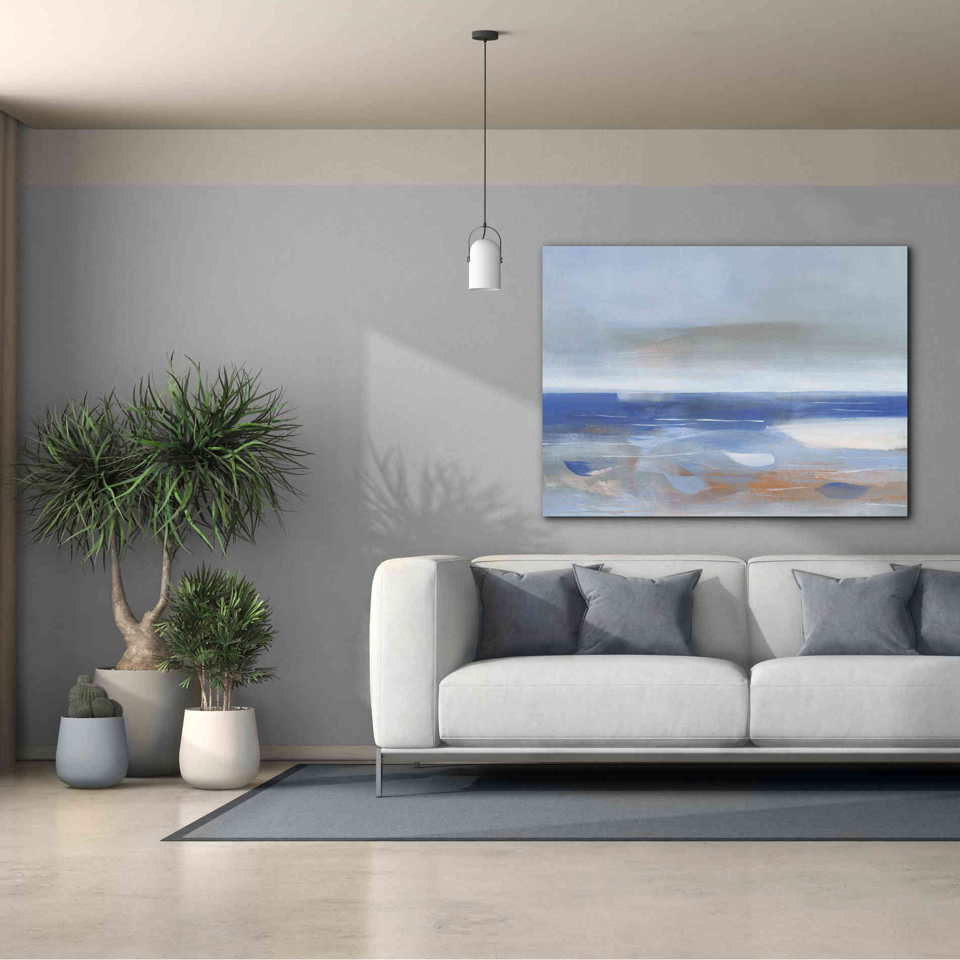 'Calm Sea' by Jo Maye, Canvas Wall Art,54 x 40