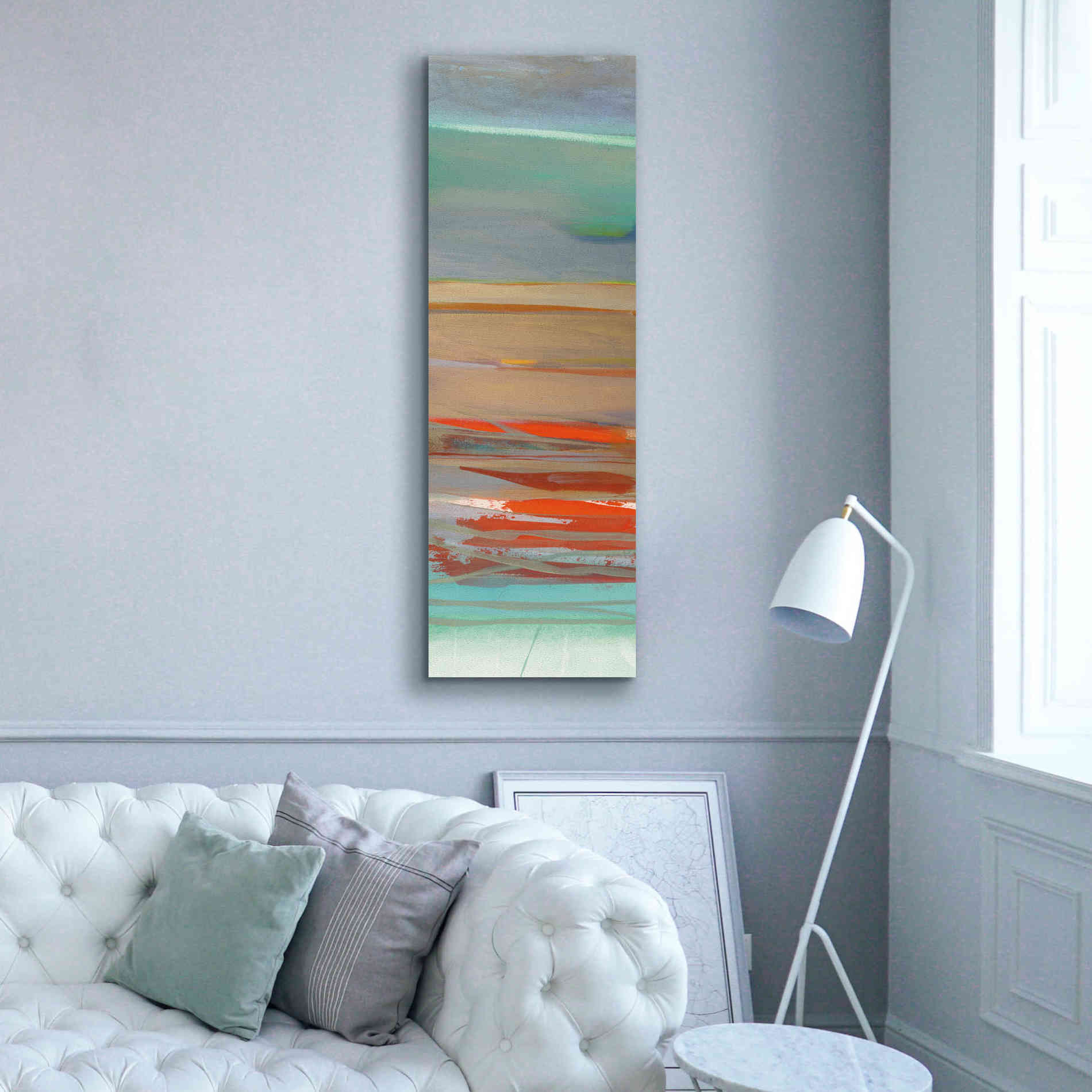 'Layers II' by Jo Maye, Canvas Wall Art,20 x 60