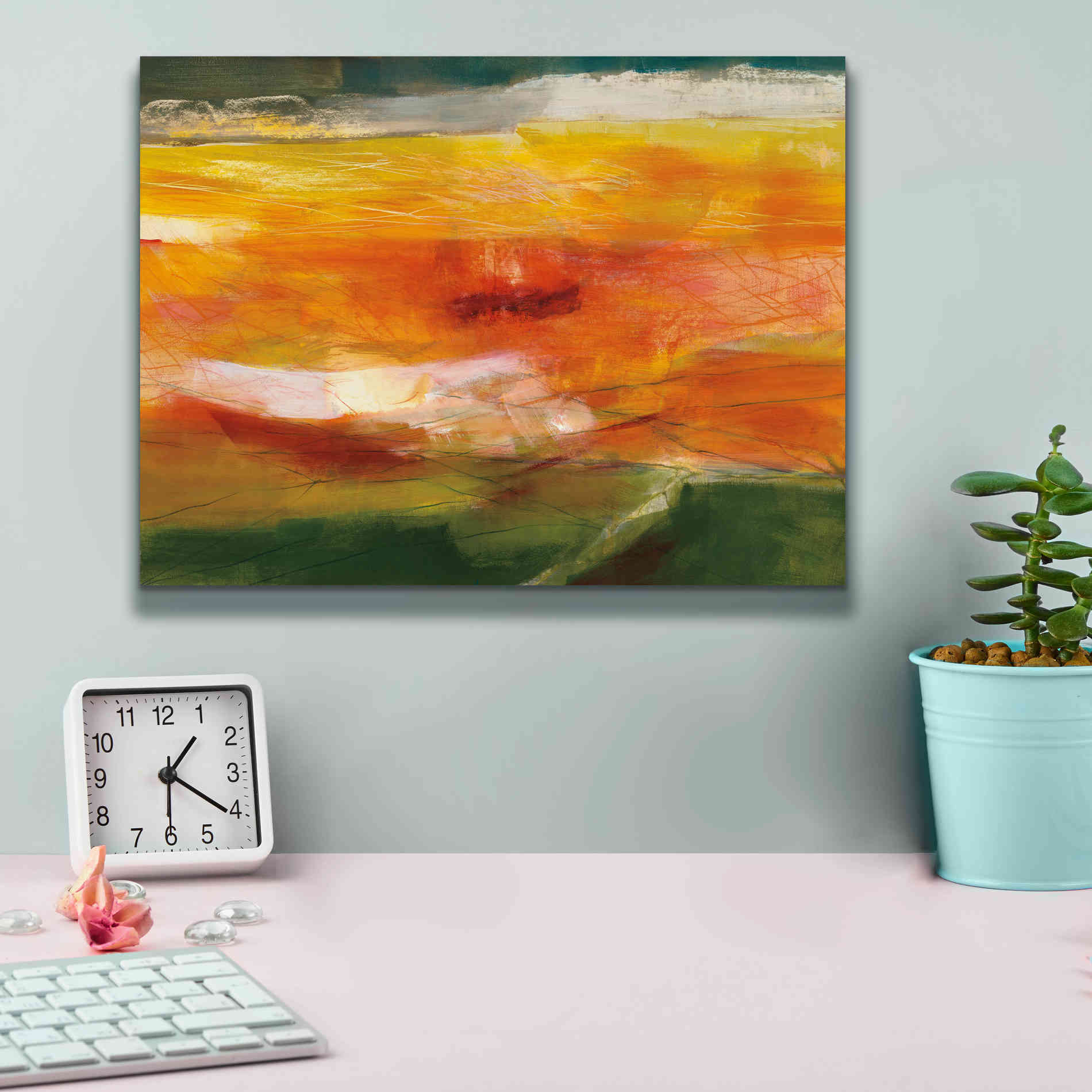 'Bog Journey v2' by Jo Maye, Canvas Wall Art,16 x 12