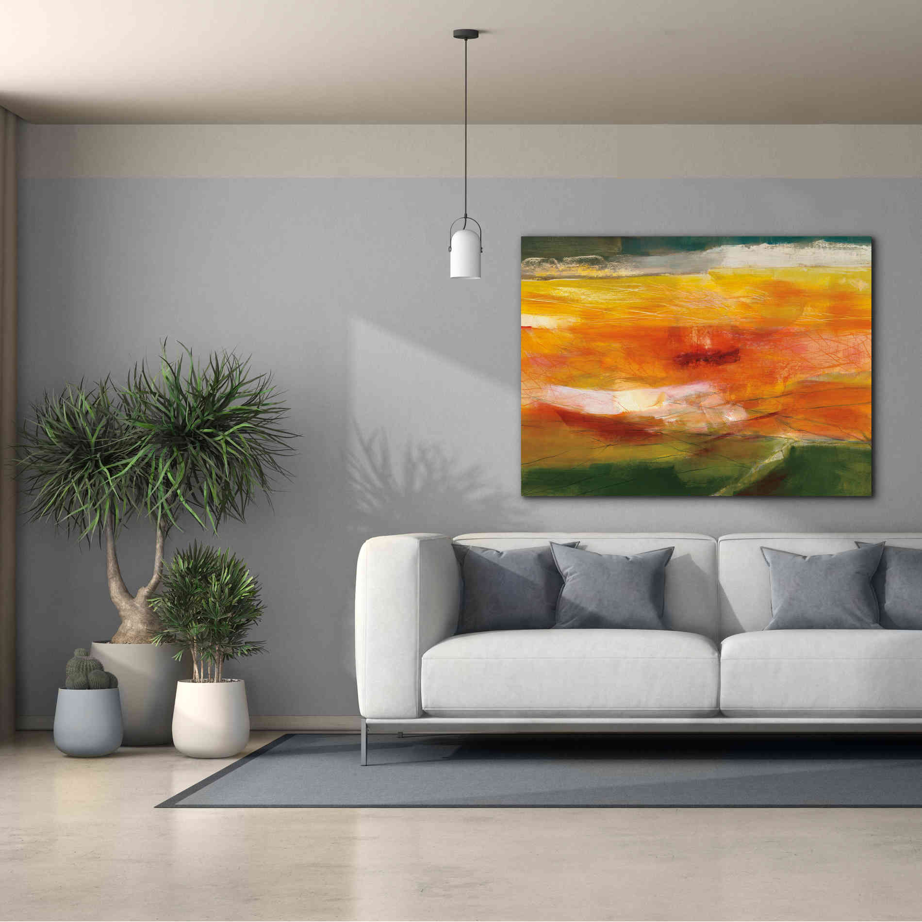 'Bog Journey v2' by Jo Maye, Canvas Wall Art,54 x 40