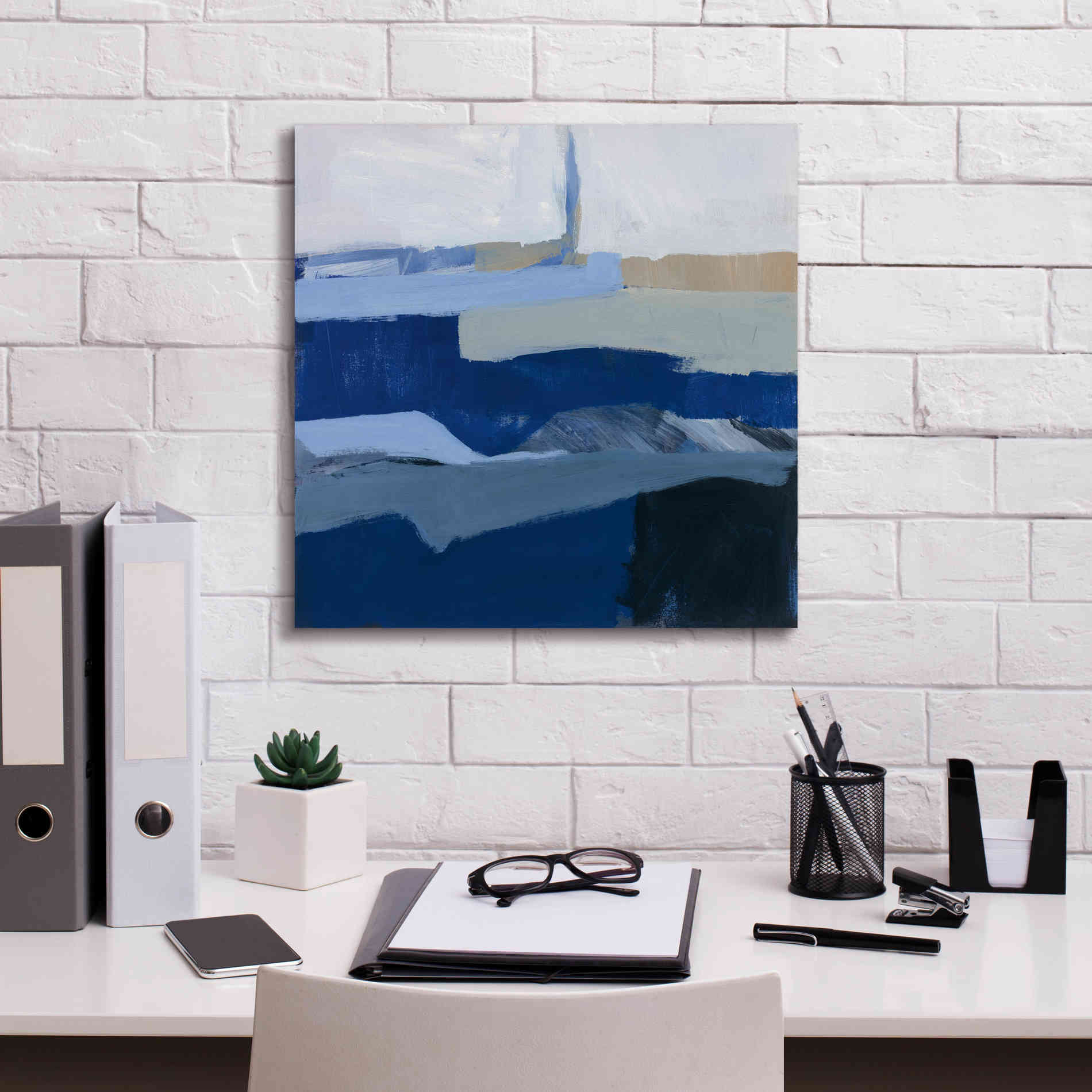 'Crisp Day v2' by Jo Maye, Canvas Wall Art,18 x 18