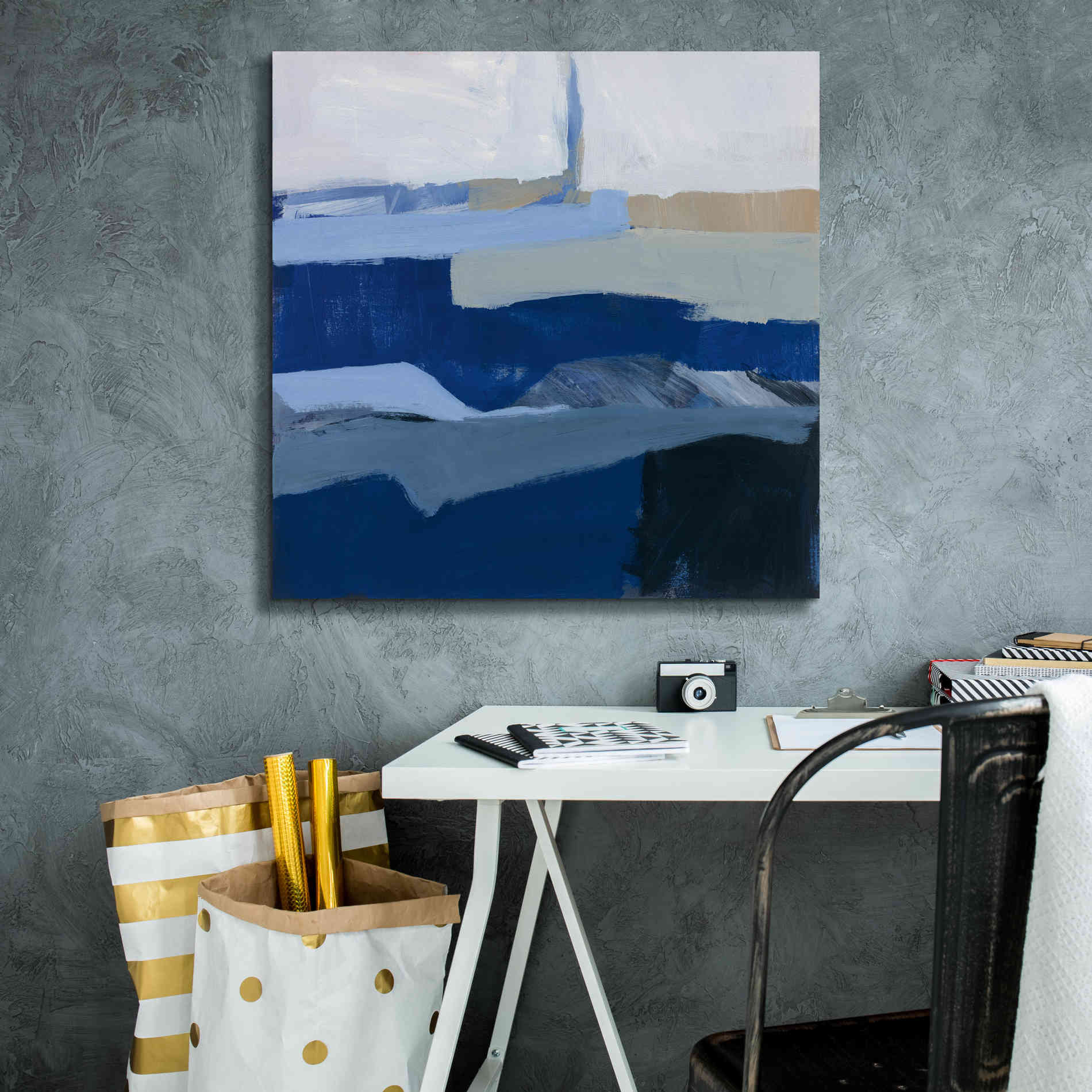 'Crisp Day v2' by Jo Maye, Canvas Wall Art,26 x 26