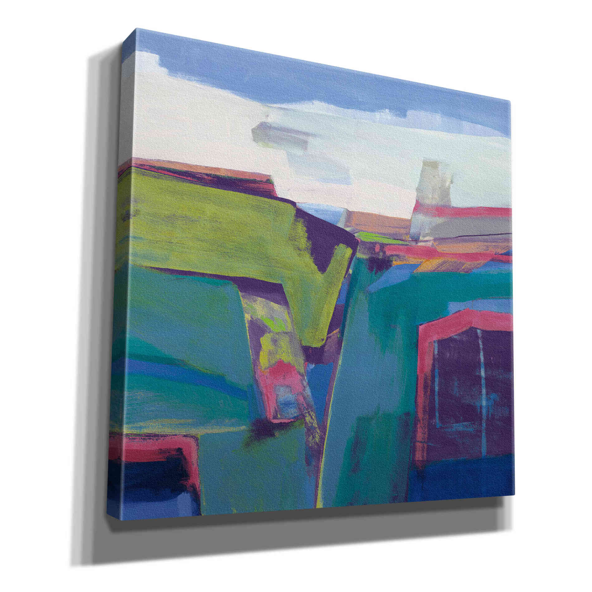 'Clear Day Bright' by Jo Maye, Canvas Wall Art
