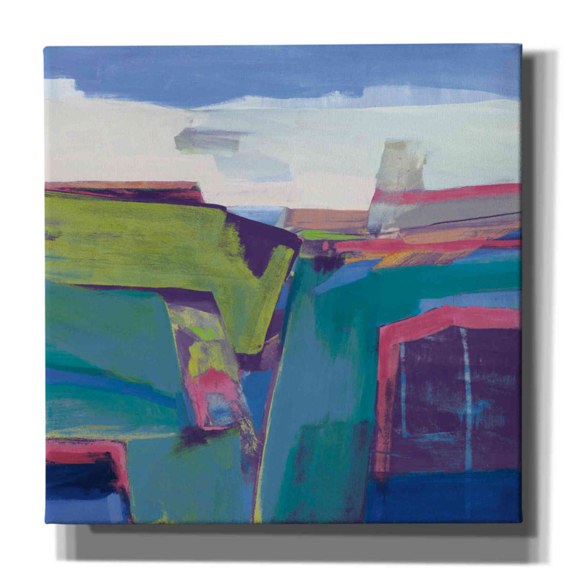 'Clear Day Bright' by Jo Maye, Canvas Wall Art