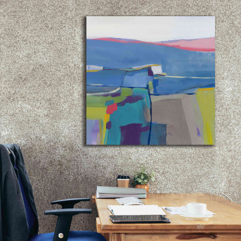 Image of 'Hill Side Bright' by Jo Maye, Canvas Wall Art,37 x 37