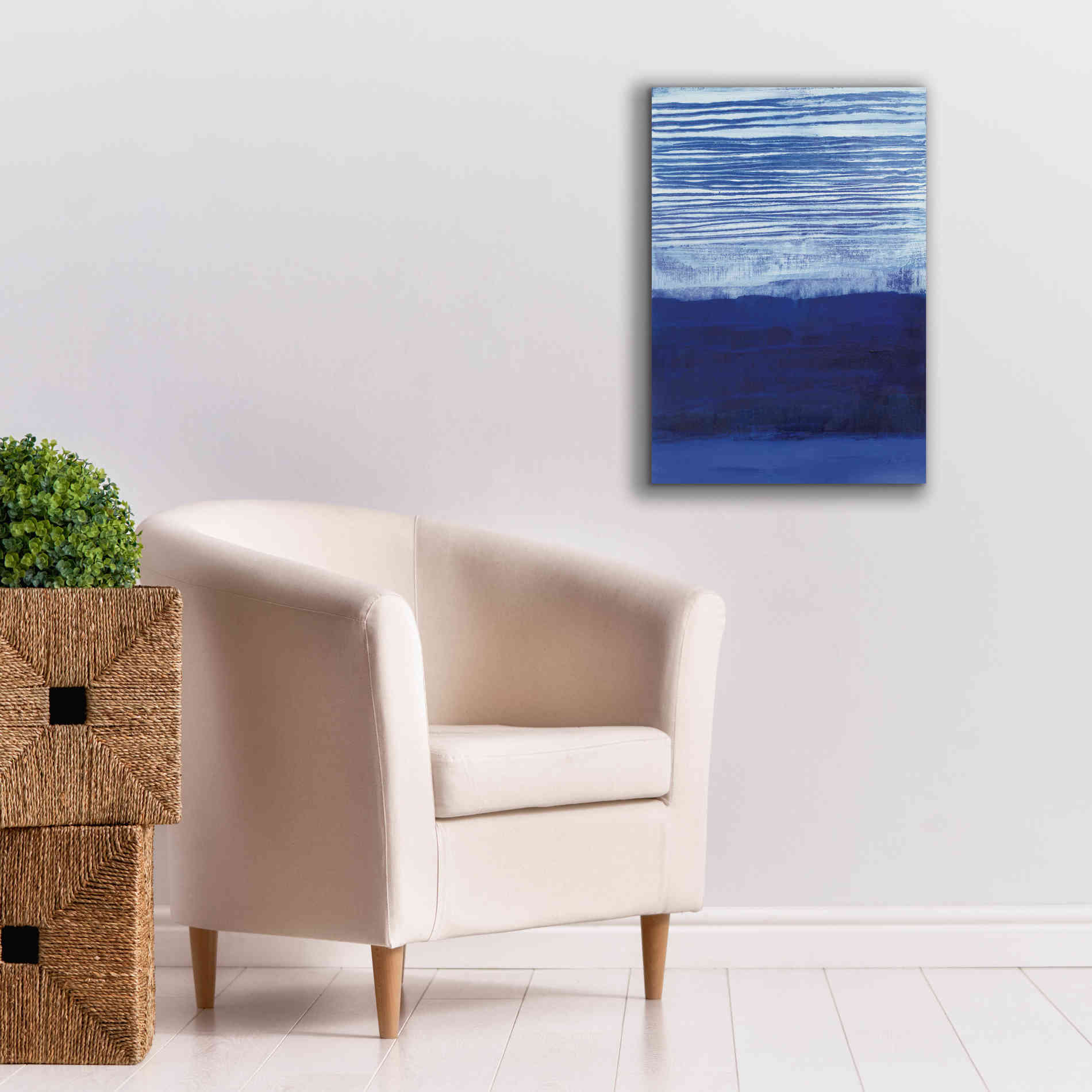 'Blue Haze' by Jo Maye, Canvas Wall Art,18 x 26