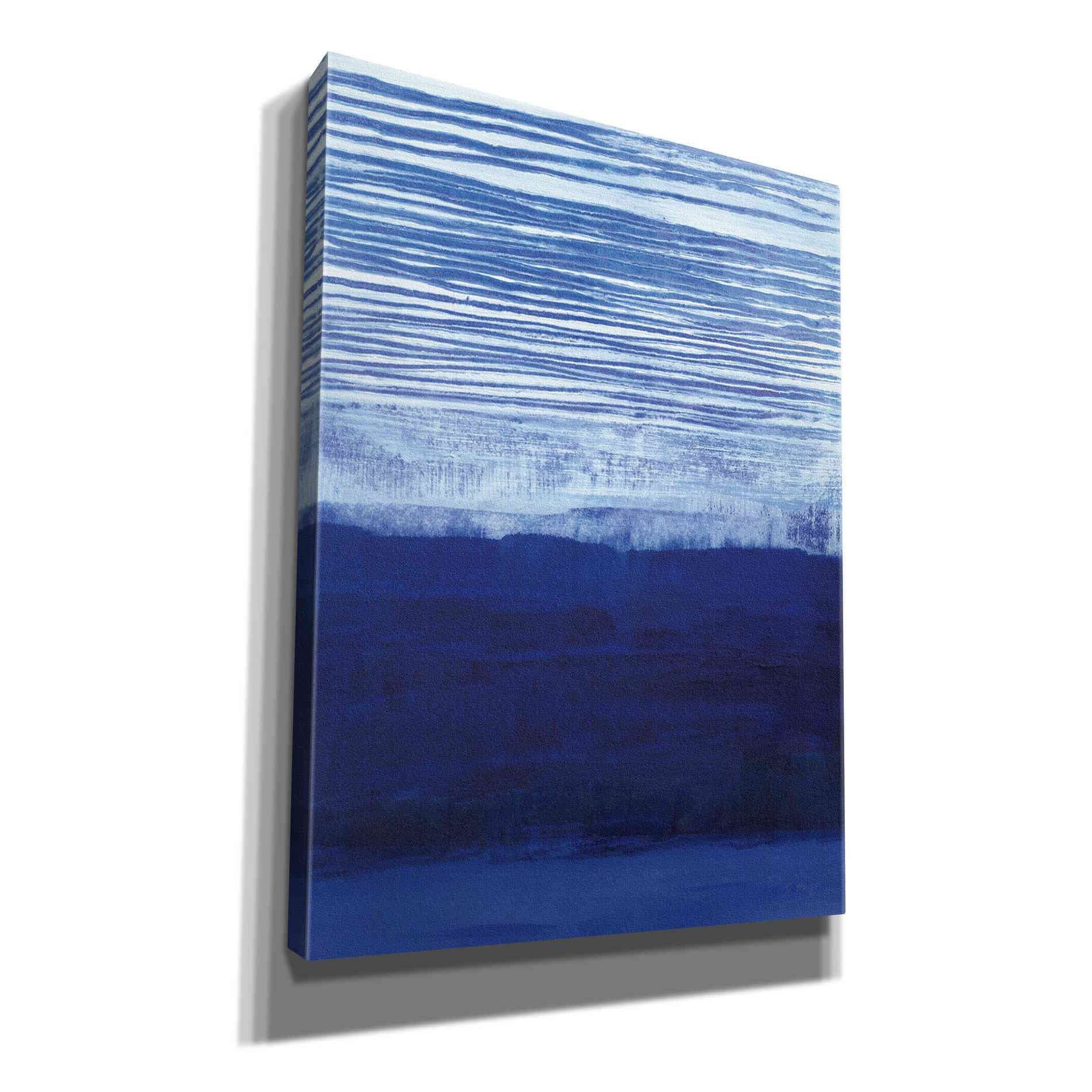 'Blue Haze' by Jo Maye, Canvas Wall Art