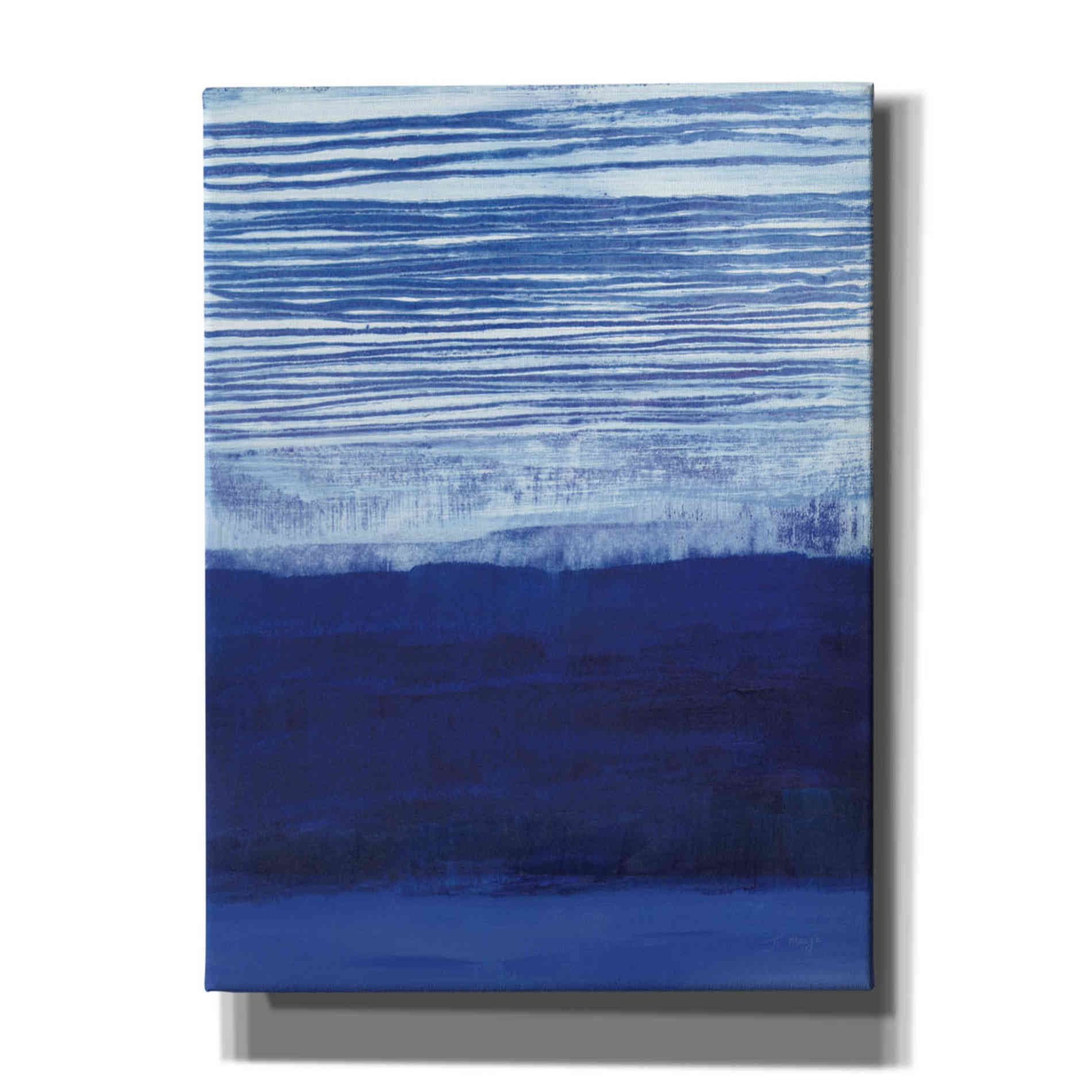 'Blue Haze' by Jo Maye, Canvas Wall Art
