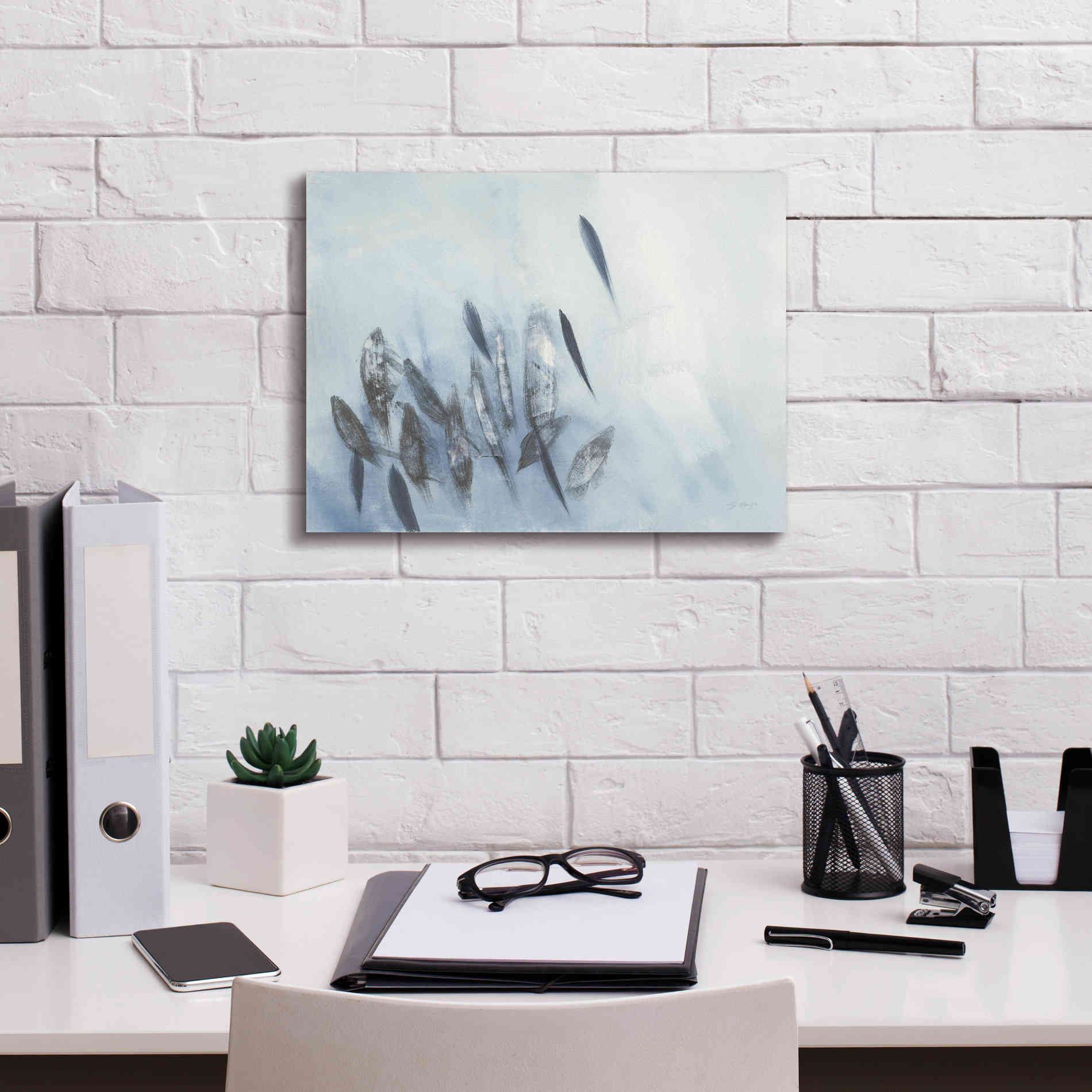 'Gently Waving' by Jo Maye, Canvas Wall Art,16 x 12