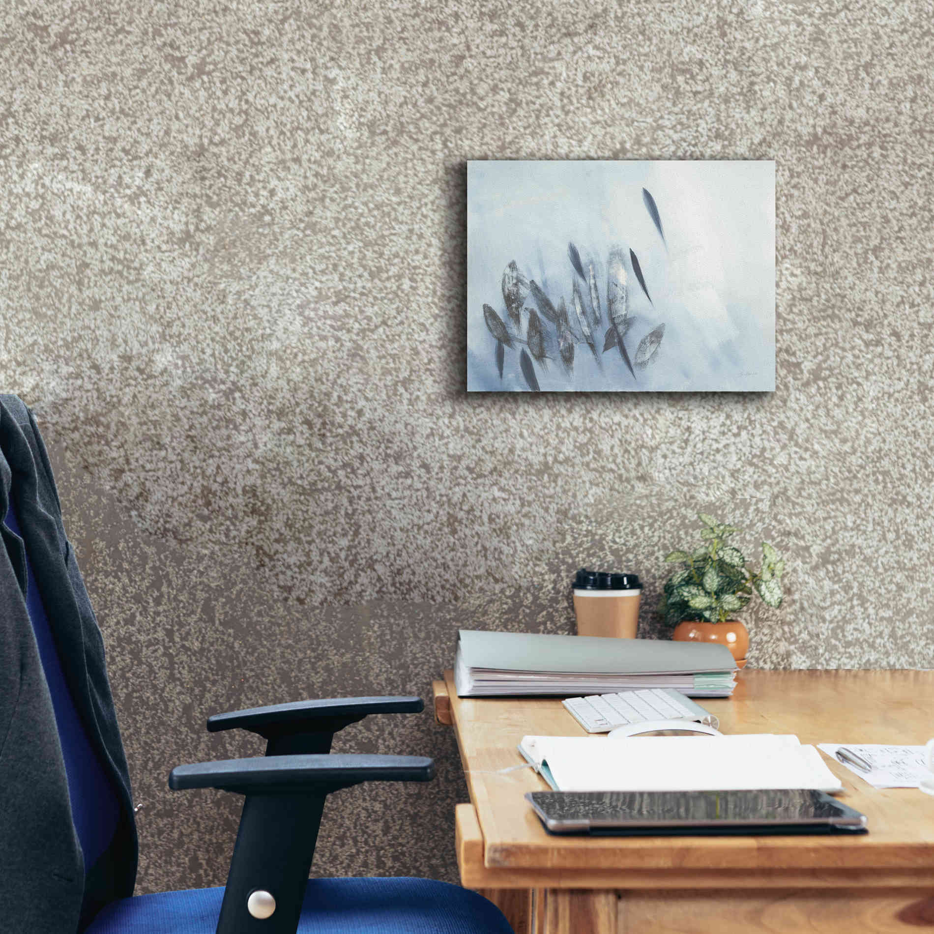 'Gently Waving' by Jo Maye, Canvas Wall Art,16 x 12