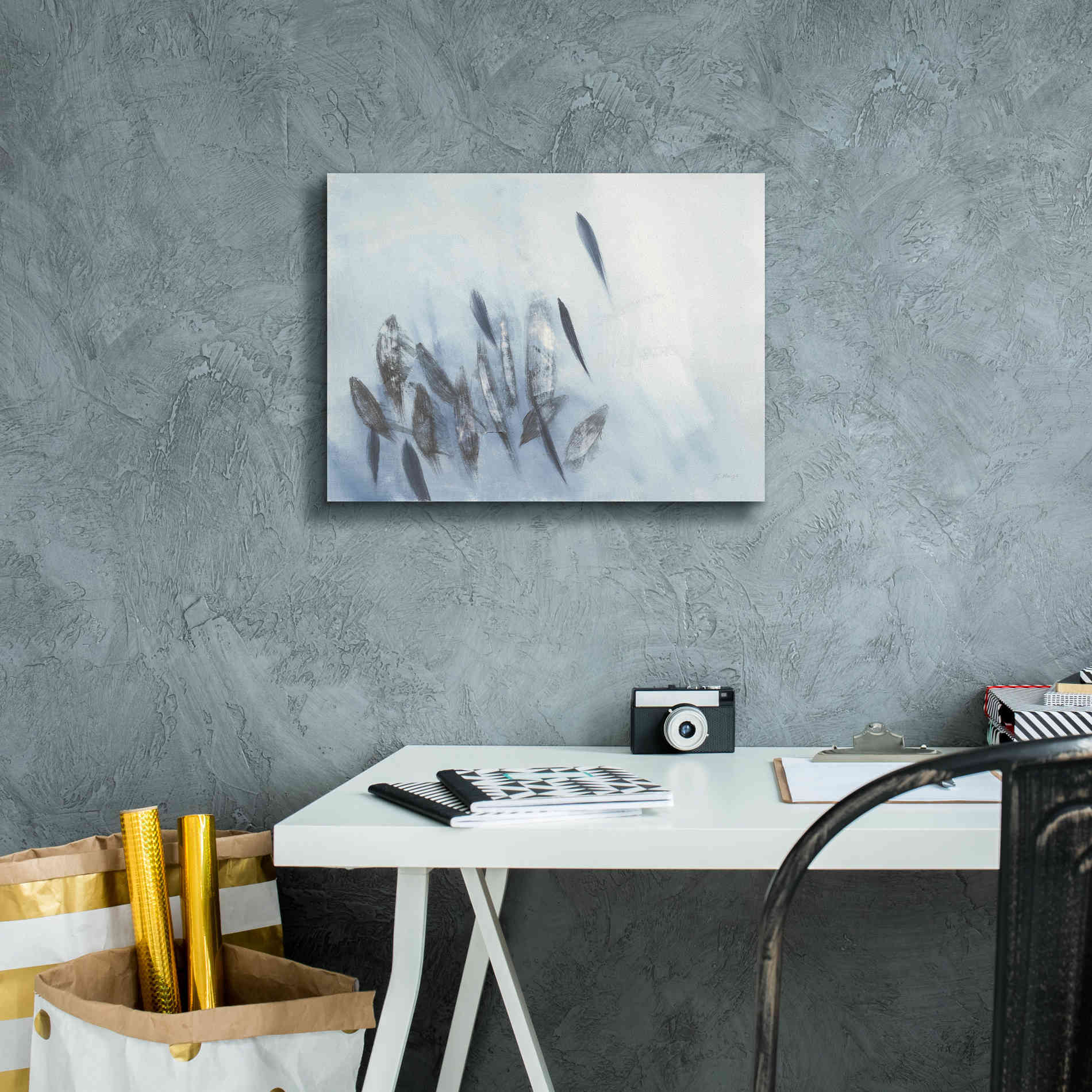 'Gently Waving' by Jo Maye, Canvas Wall Art,16 x 12