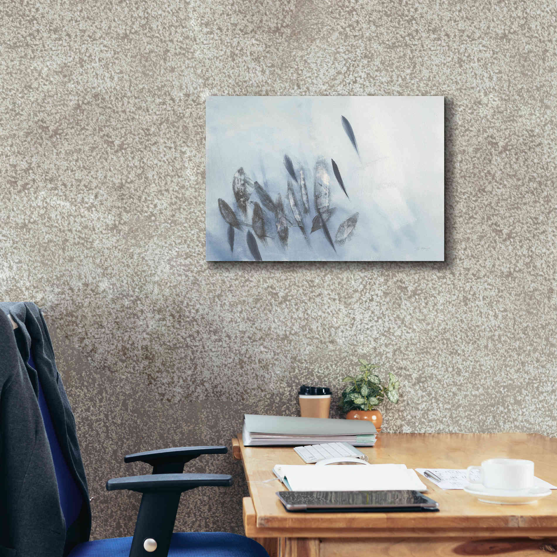 'Gently Waving' by Jo Maye, Canvas Wall Art,26 x 18