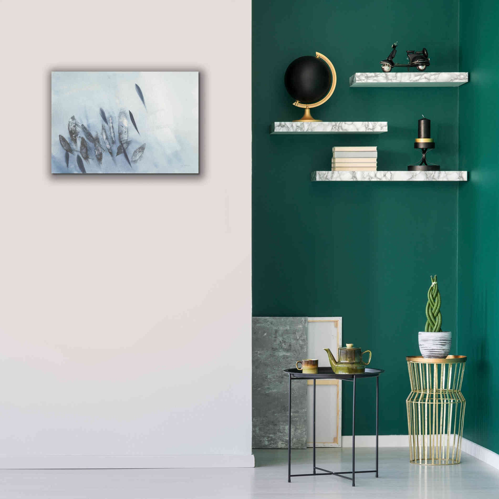 'Gently Waving' by Jo Maye, Canvas Wall Art,26 x 18