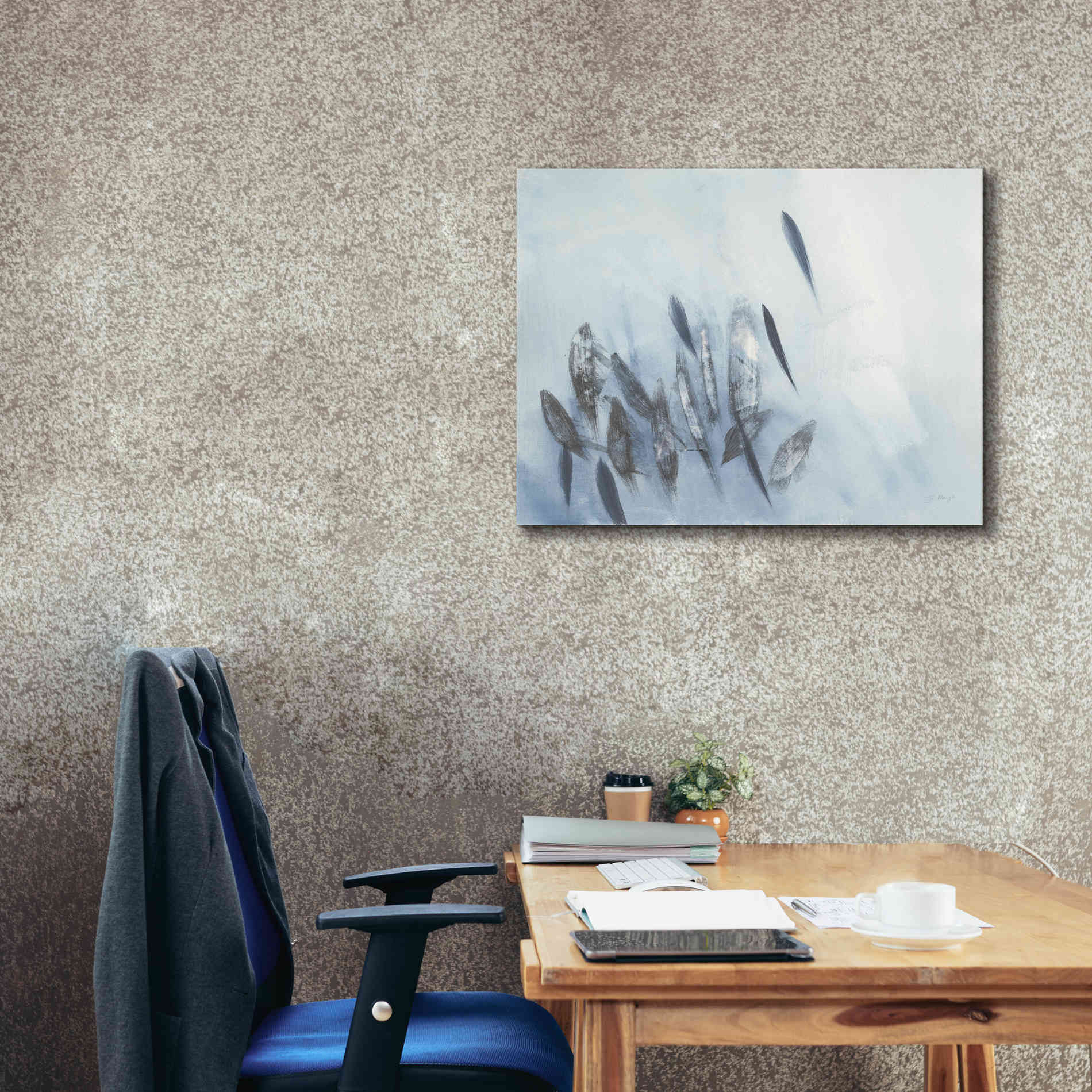 'Gently Waving' by Jo Maye, Canvas Wall Art,34 x 26