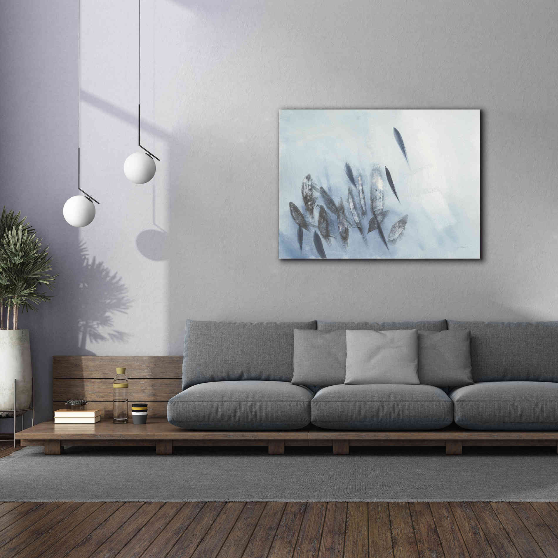 'Gently Waving' by Jo Maye, Canvas Wall Art,54 x 40