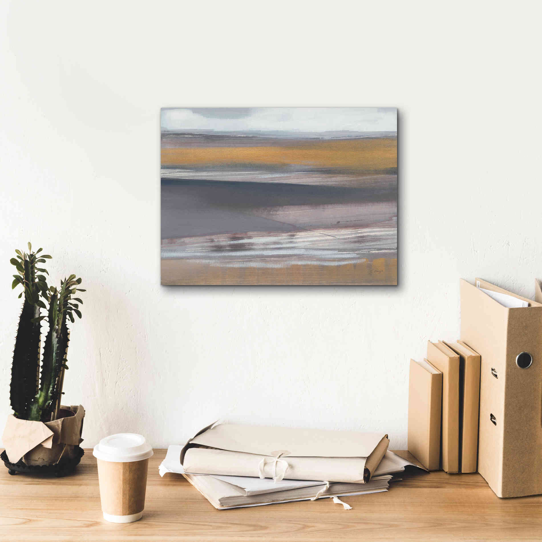 'Misty Morning' by Jo Maye, Canvas Wall Art,16 x 12