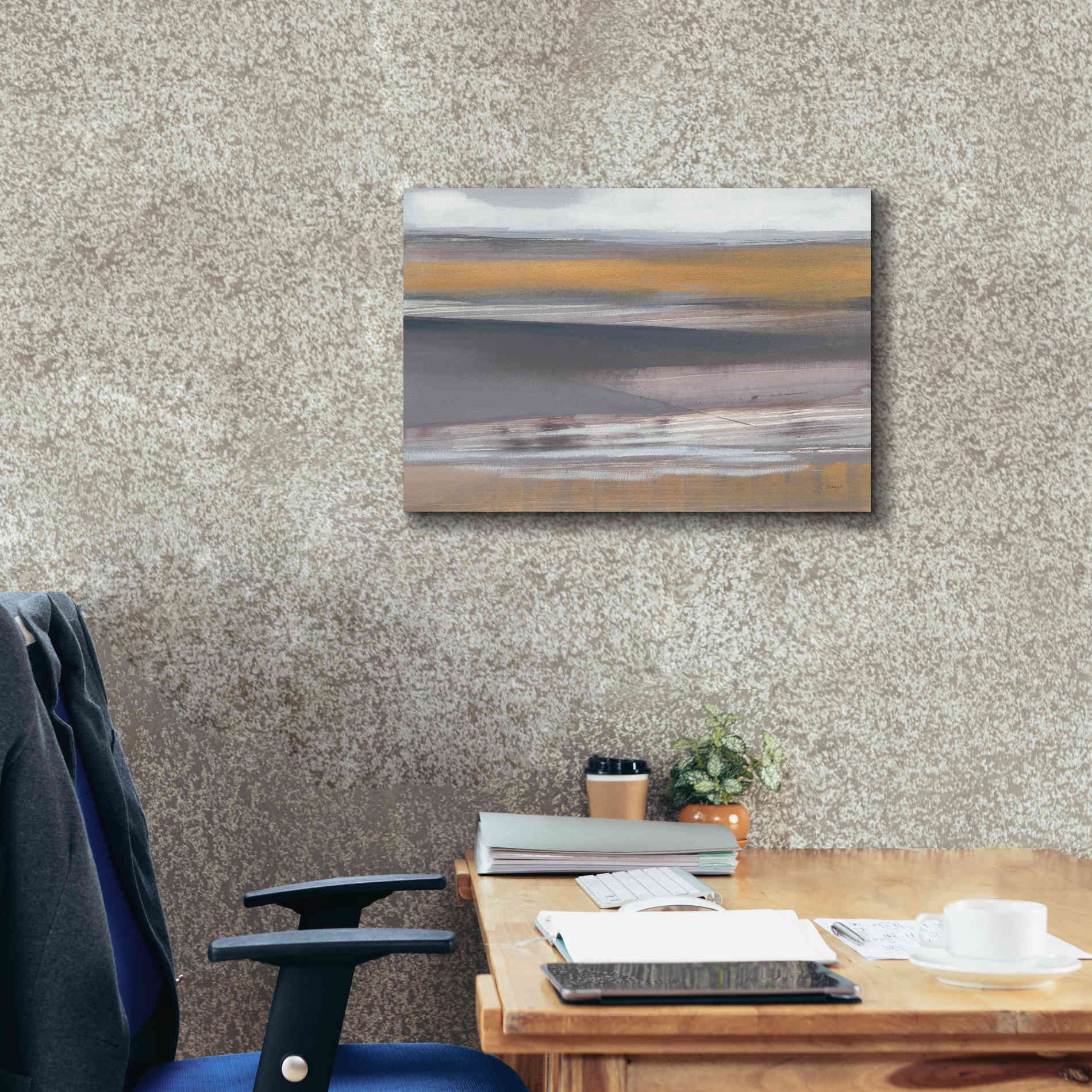 'Misty Morning' by Jo Maye, Canvas Wall Art,26 x 18