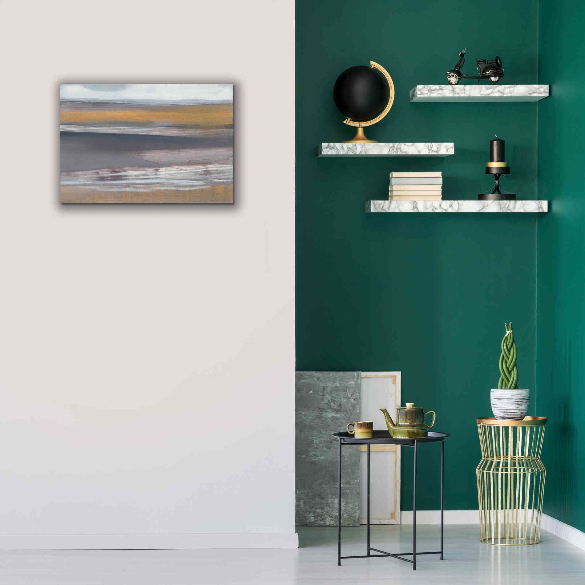 'Misty Morning' by Jo Maye, Canvas Wall Art,26 x 18