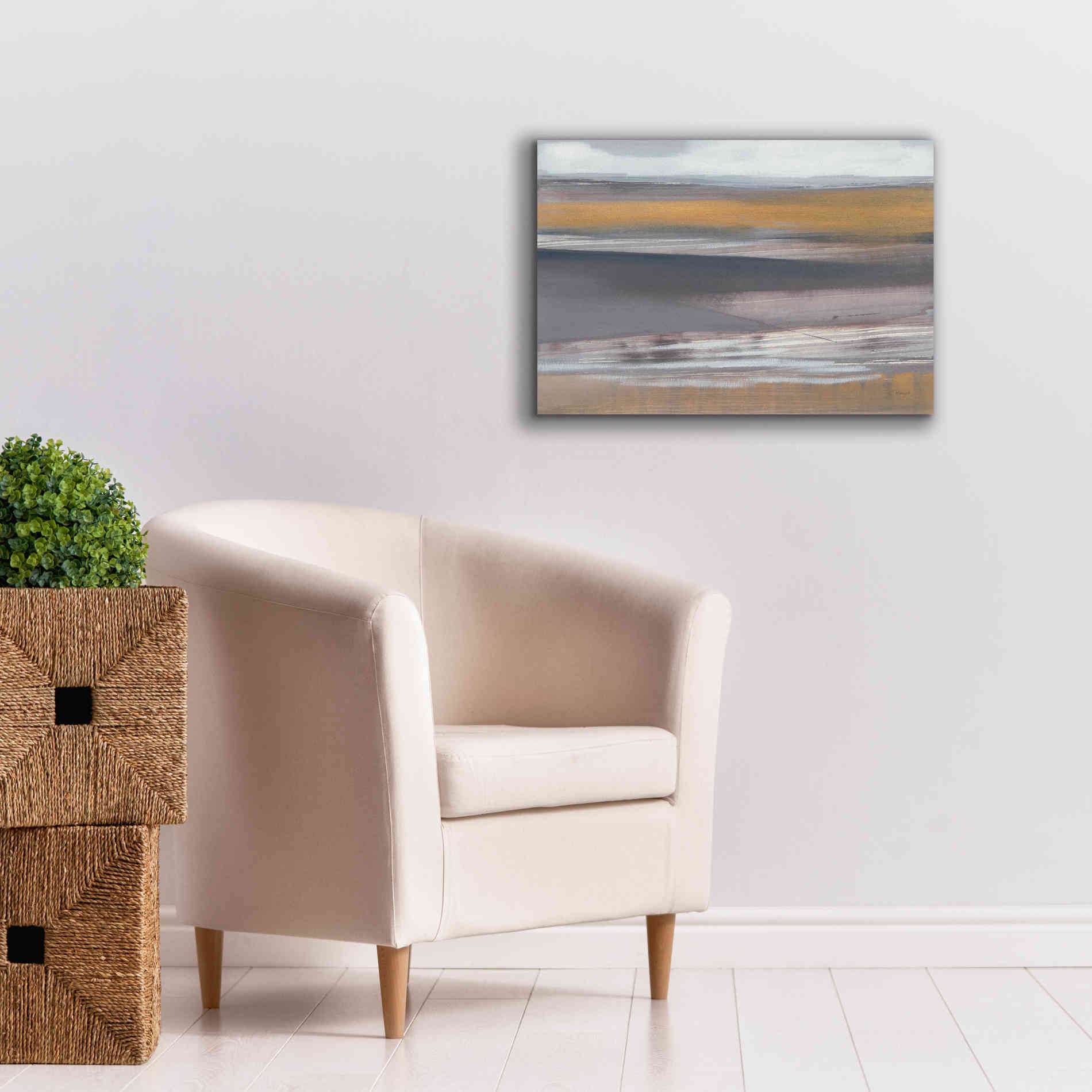 'Misty Morning' by Jo Maye, Canvas Wall Art,26 x 18