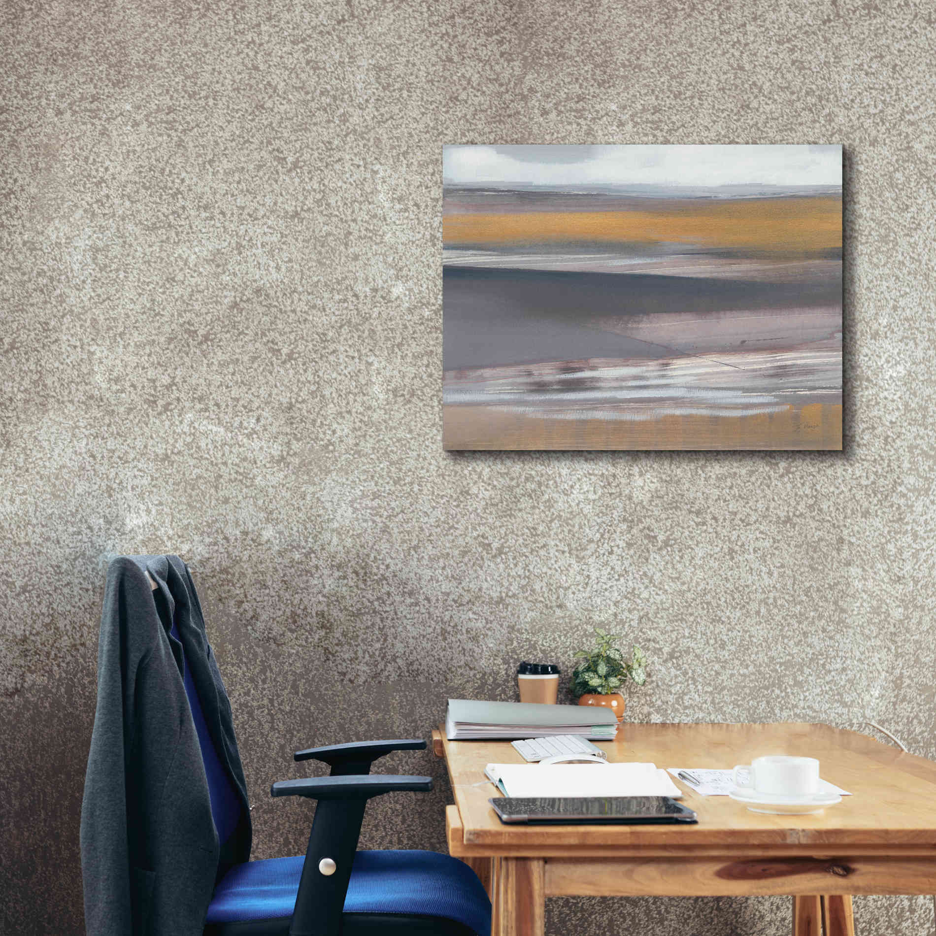 'Misty Morning' by Jo Maye, Canvas Wall Art,34 x 26