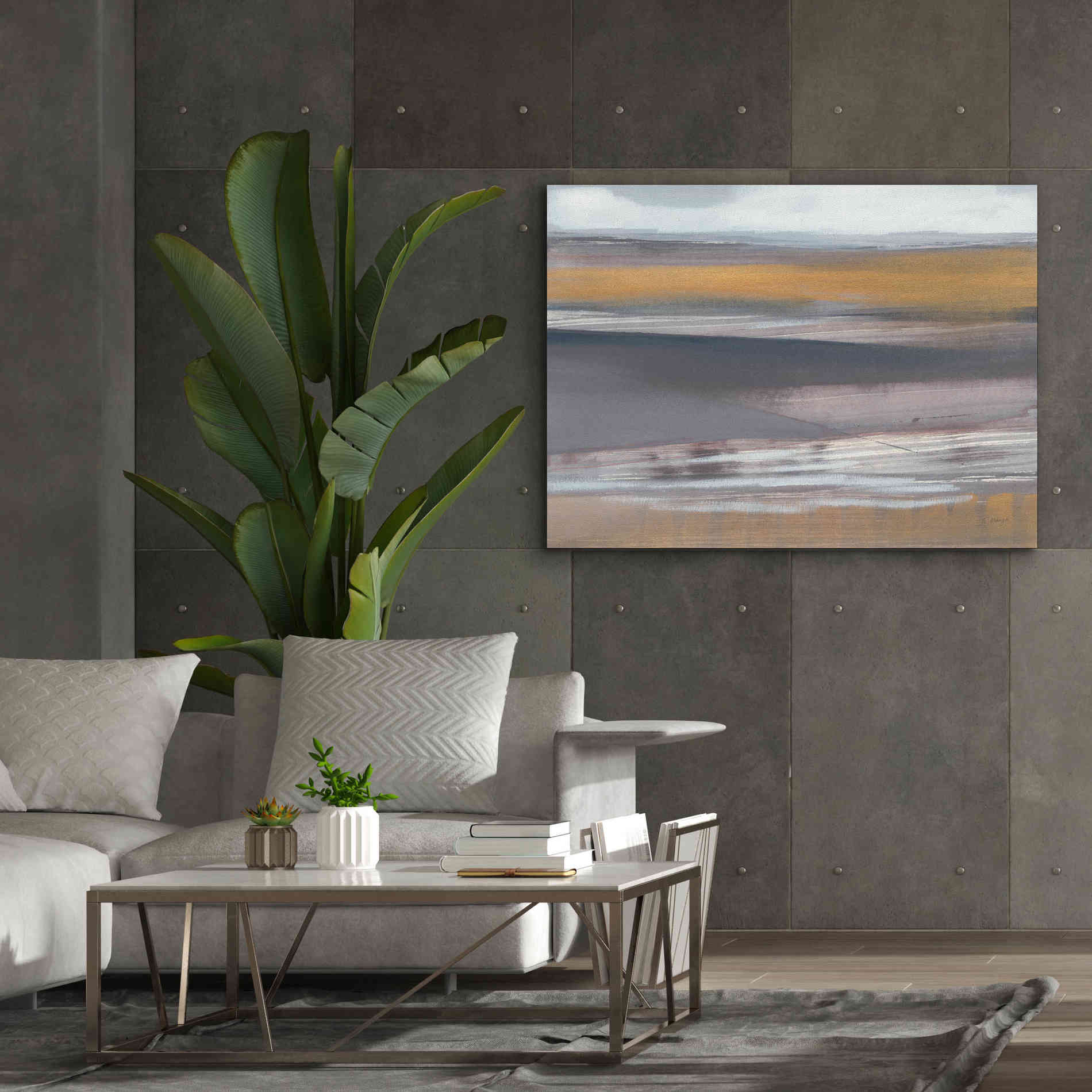 'Misty Morning' by Jo Maye, Canvas Wall Art,54 x 40