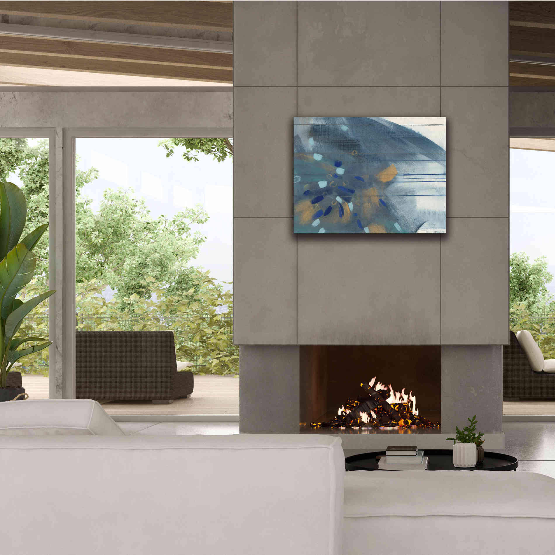 'Regal' by Jo Maye, Canvas Wall Art,34 x 26