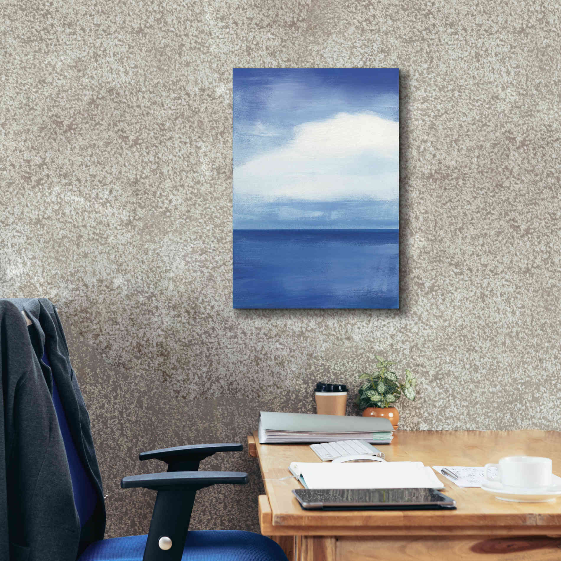 'Seascape I' by Jo Maye, Canvas Wall Art,18 x 26