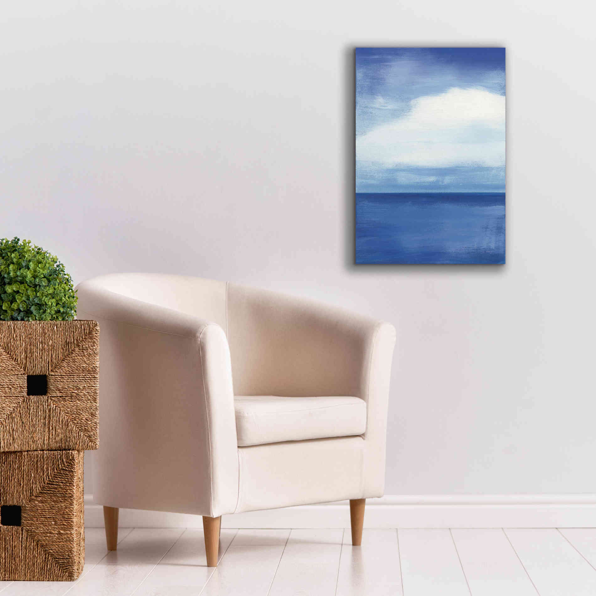 'Seascape I' by Jo Maye, Canvas Wall Art,18 x 26