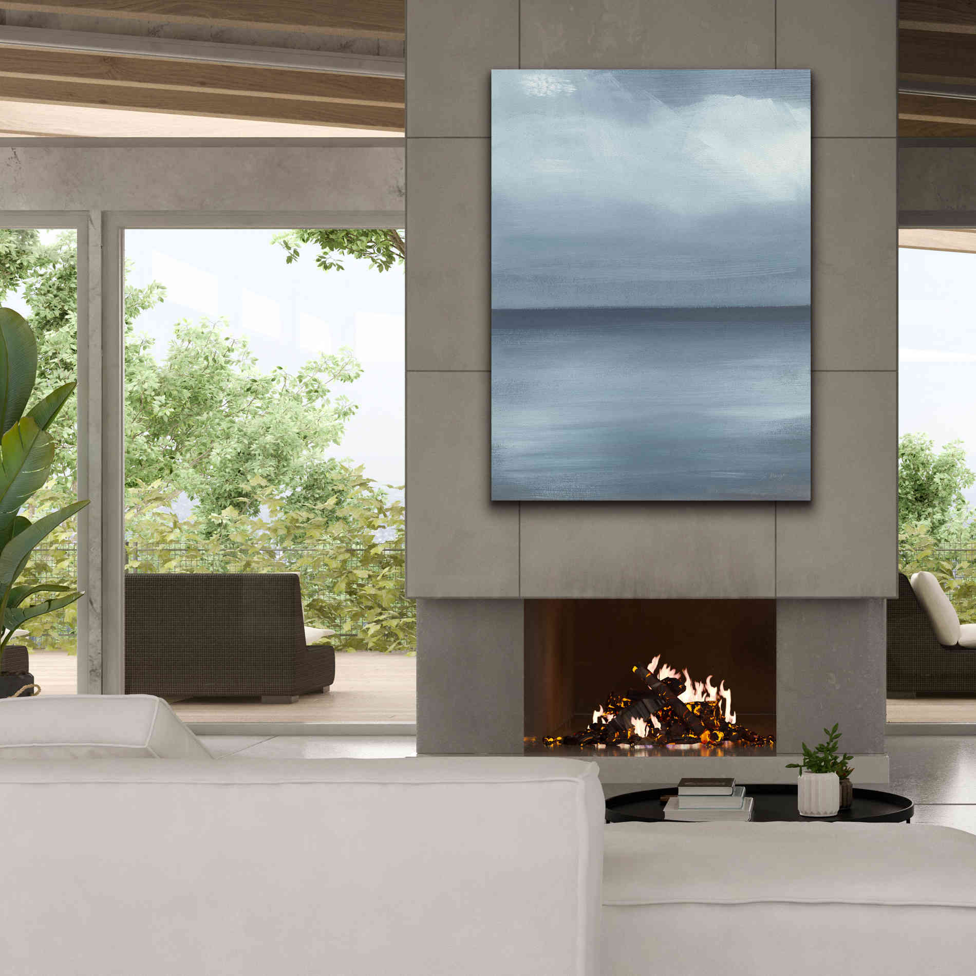 'Seascape III' by Jo Maye, Canvas Wall Art,40 x 54