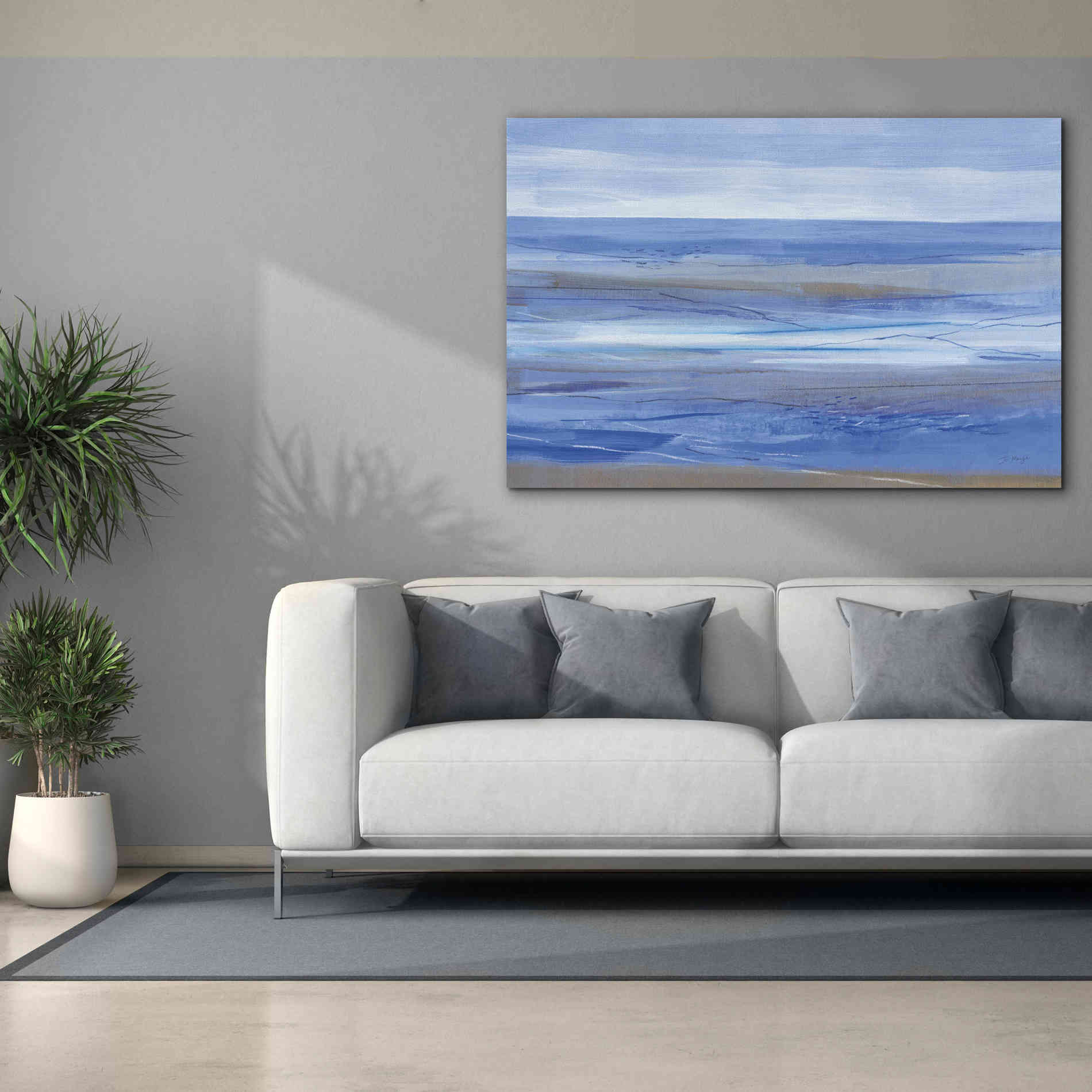 'Summer Morning' by Jo Maye, Canvas Wall Art,60 x 40
