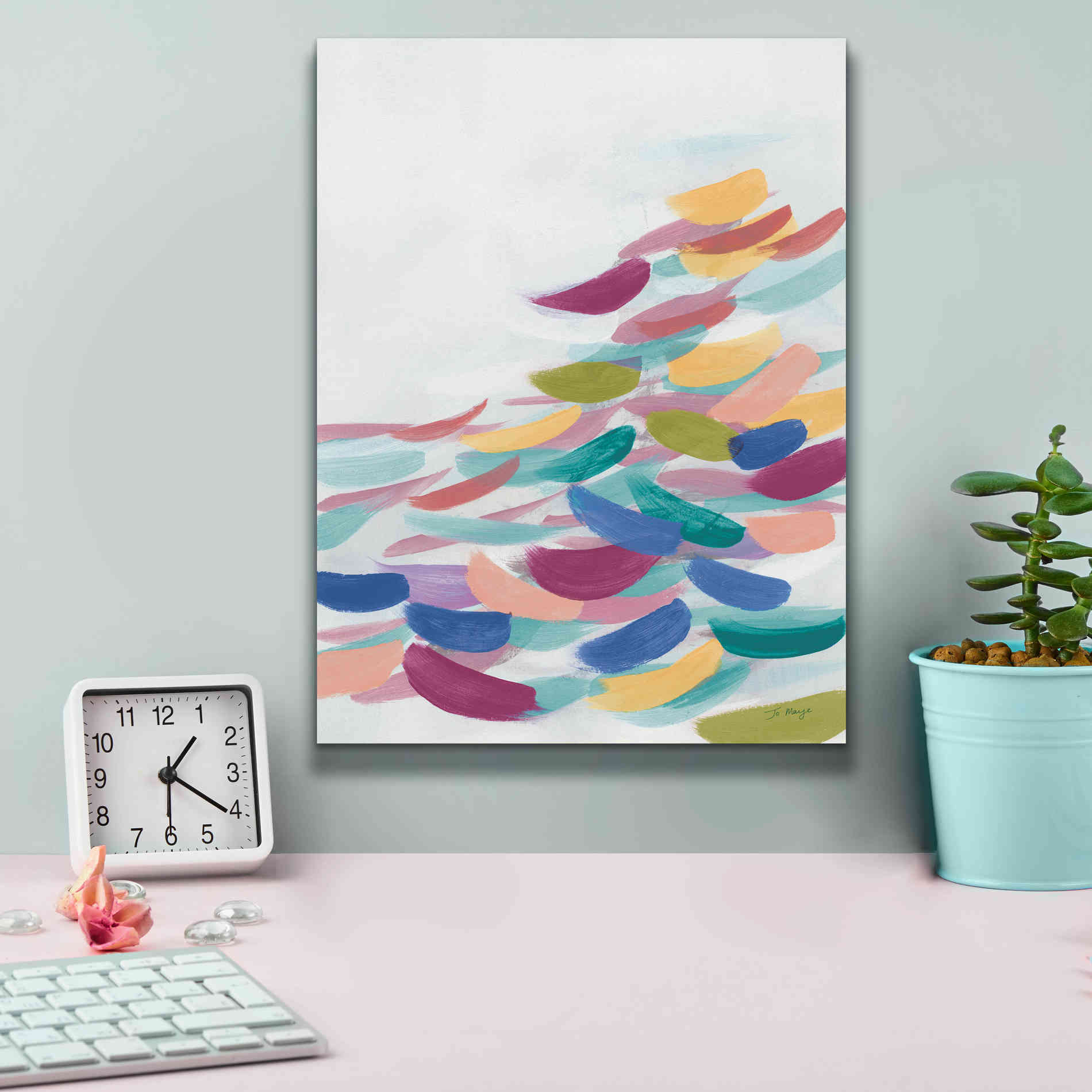 'Drift Pastel' by Jo Maye, Canvas Wall Art,12 x 16