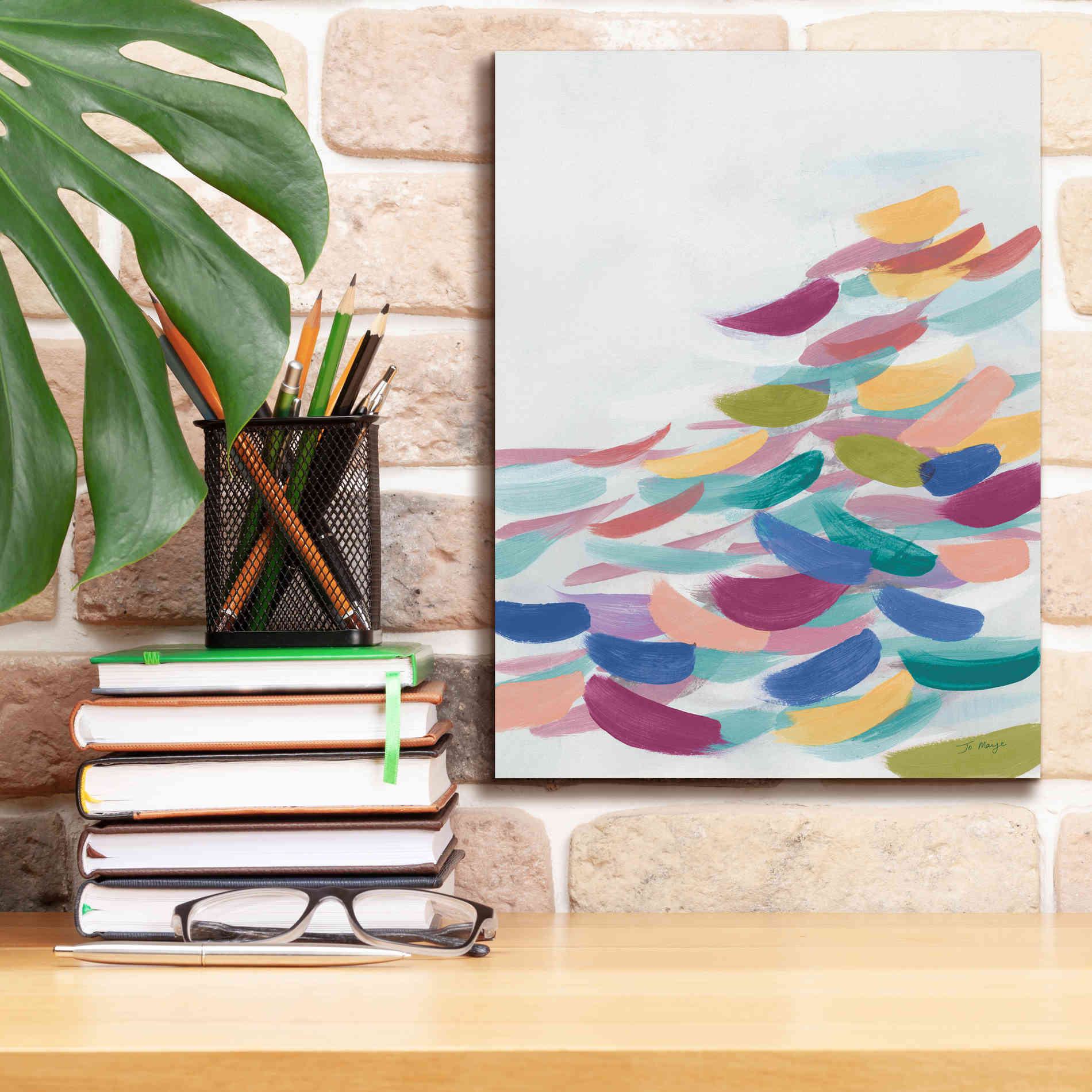 'Drift Pastel' by Jo Maye, Canvas Wall Art,12 x 16