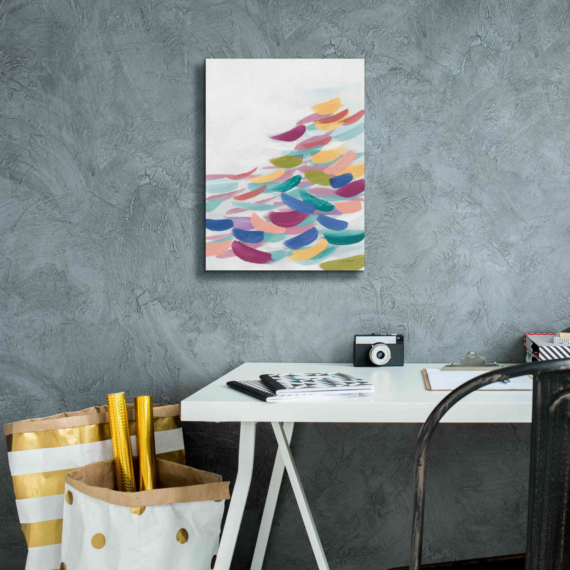 'Drift Pastel' by Jo Maye, Canvas Wall Art,12 x 16