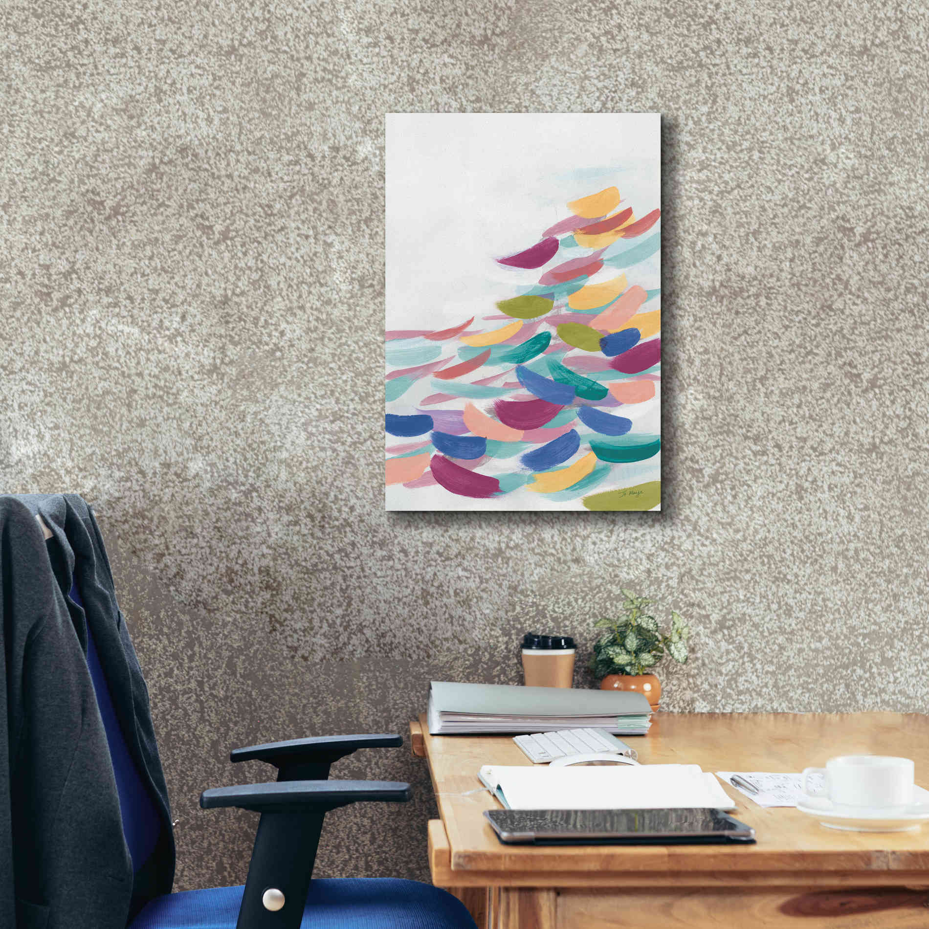 'Drift Pastel' by Jo Maye, Canvas Wall Art,18 x 26