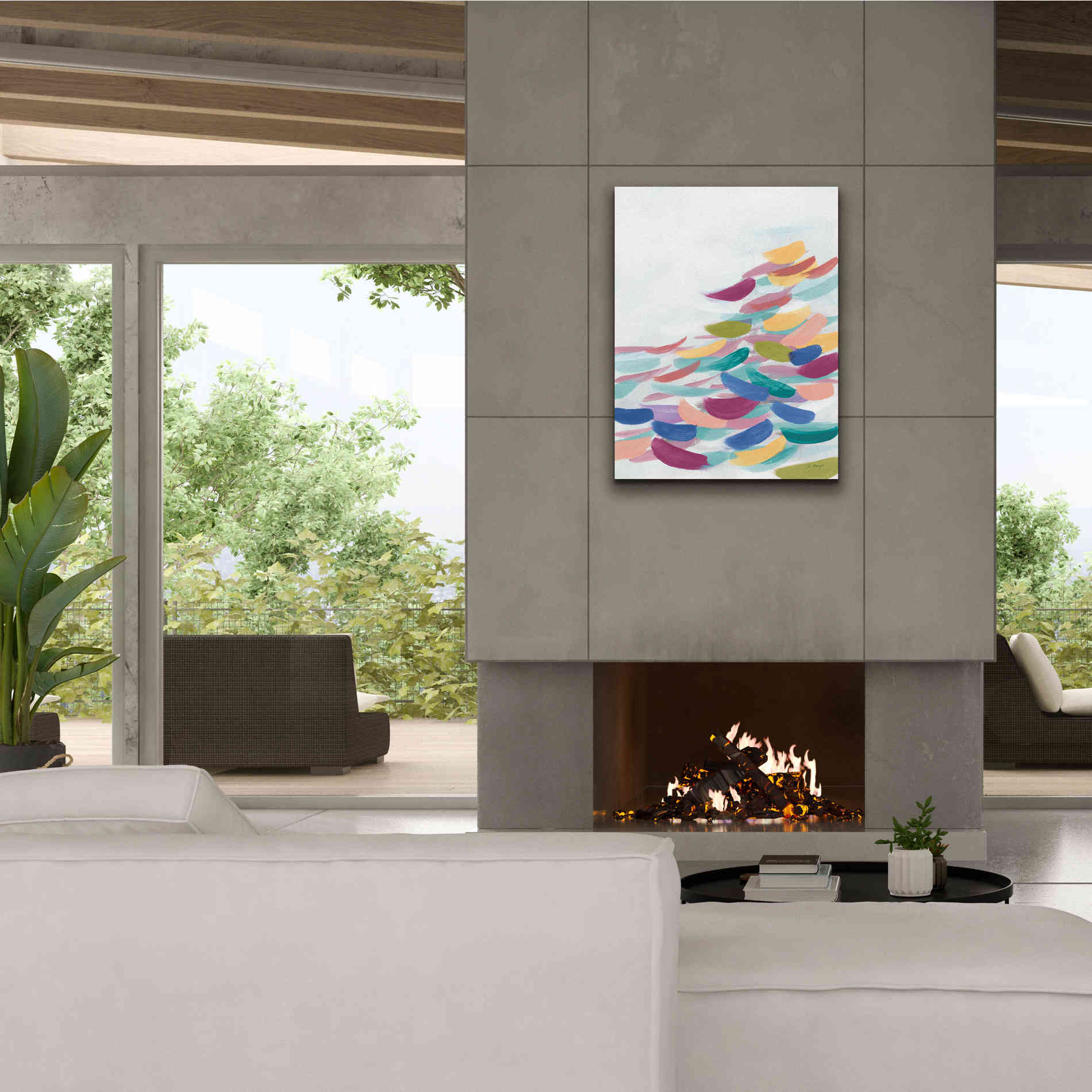 'Drift Pastel' by Jo Maye, Canvas Wall Art,26 x 34