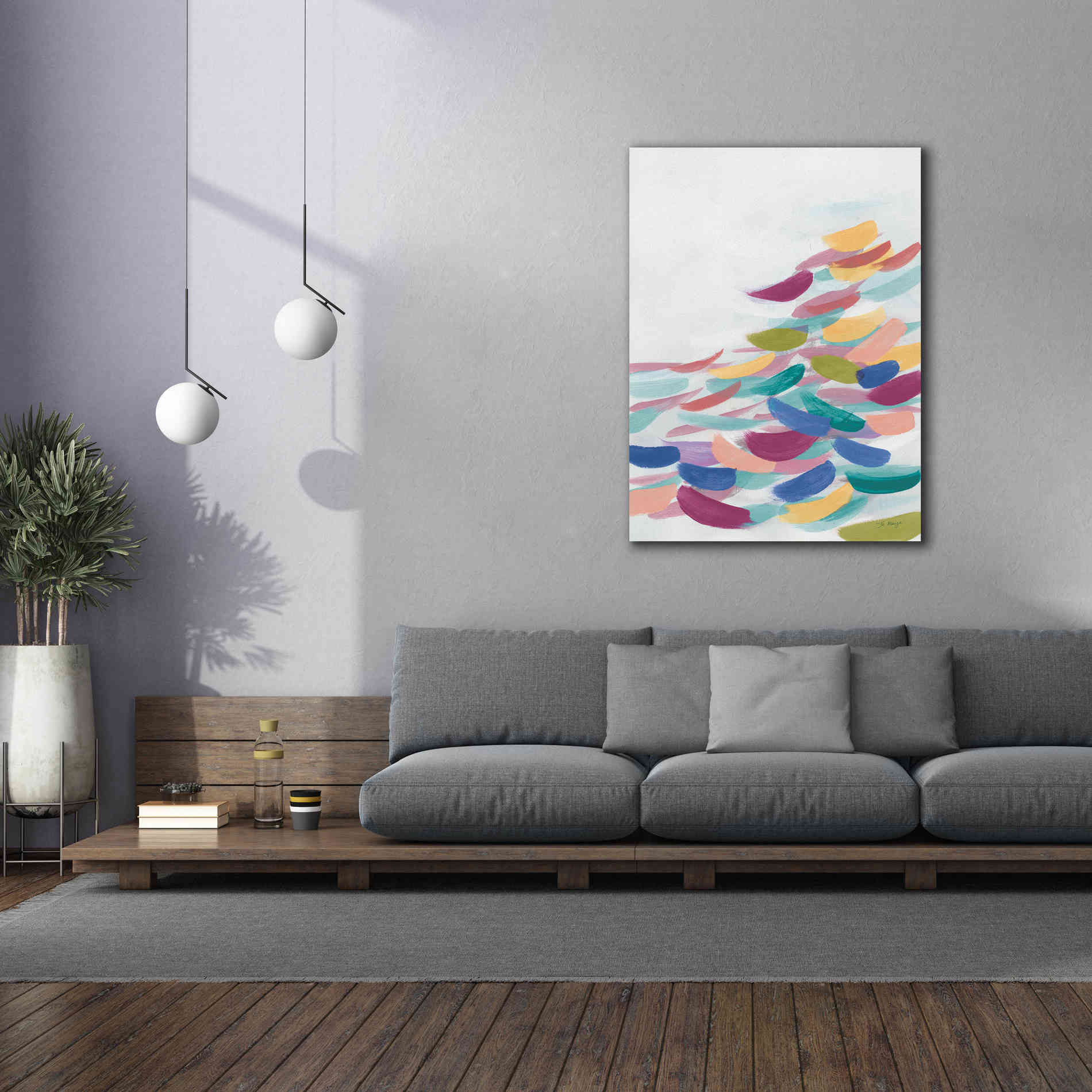 'Drift Pastel' by Jo Maye, Canvas Wall Art,40 x 54