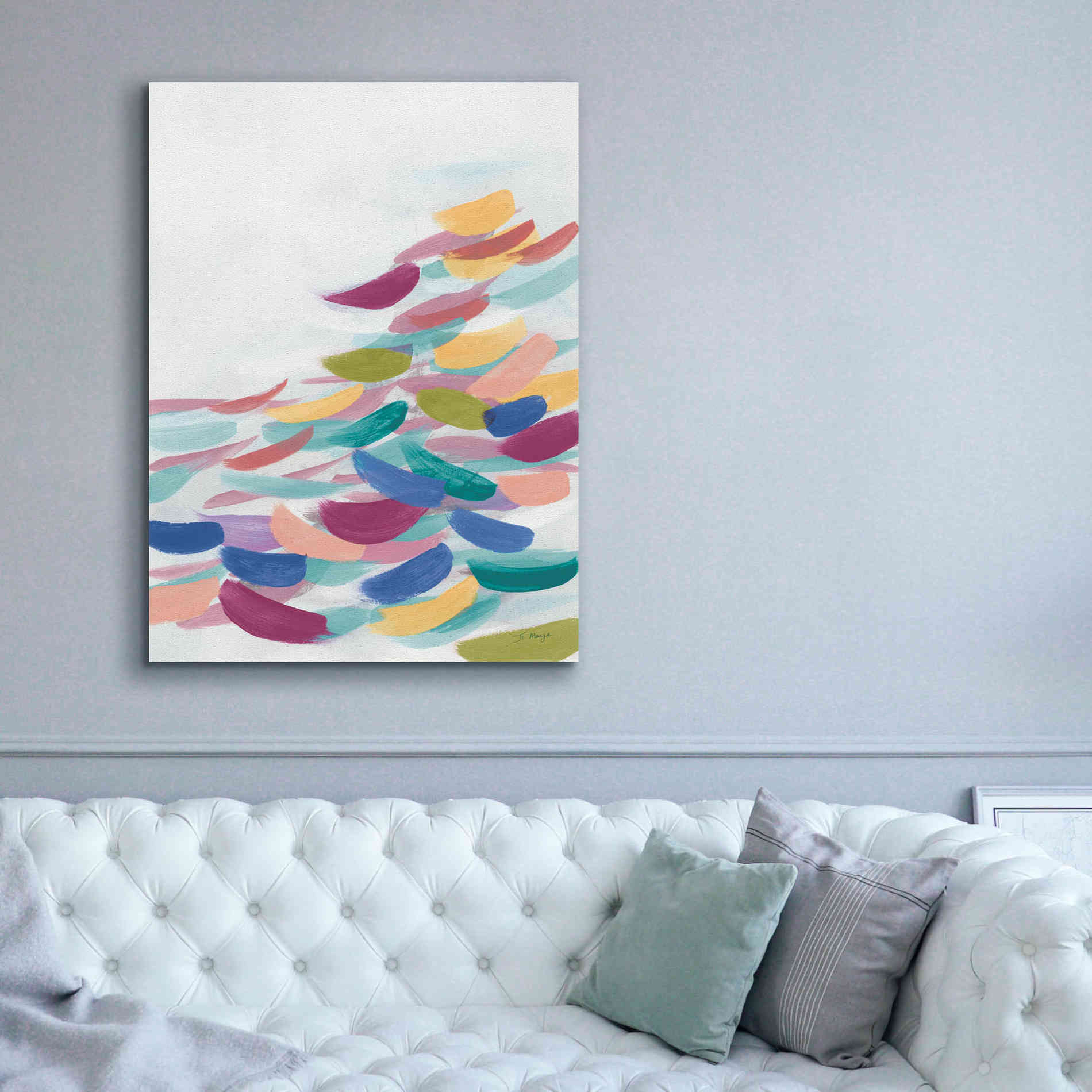 'Drift Pastel' by Jo Maye, Canvas Wall Art,40 x 54
